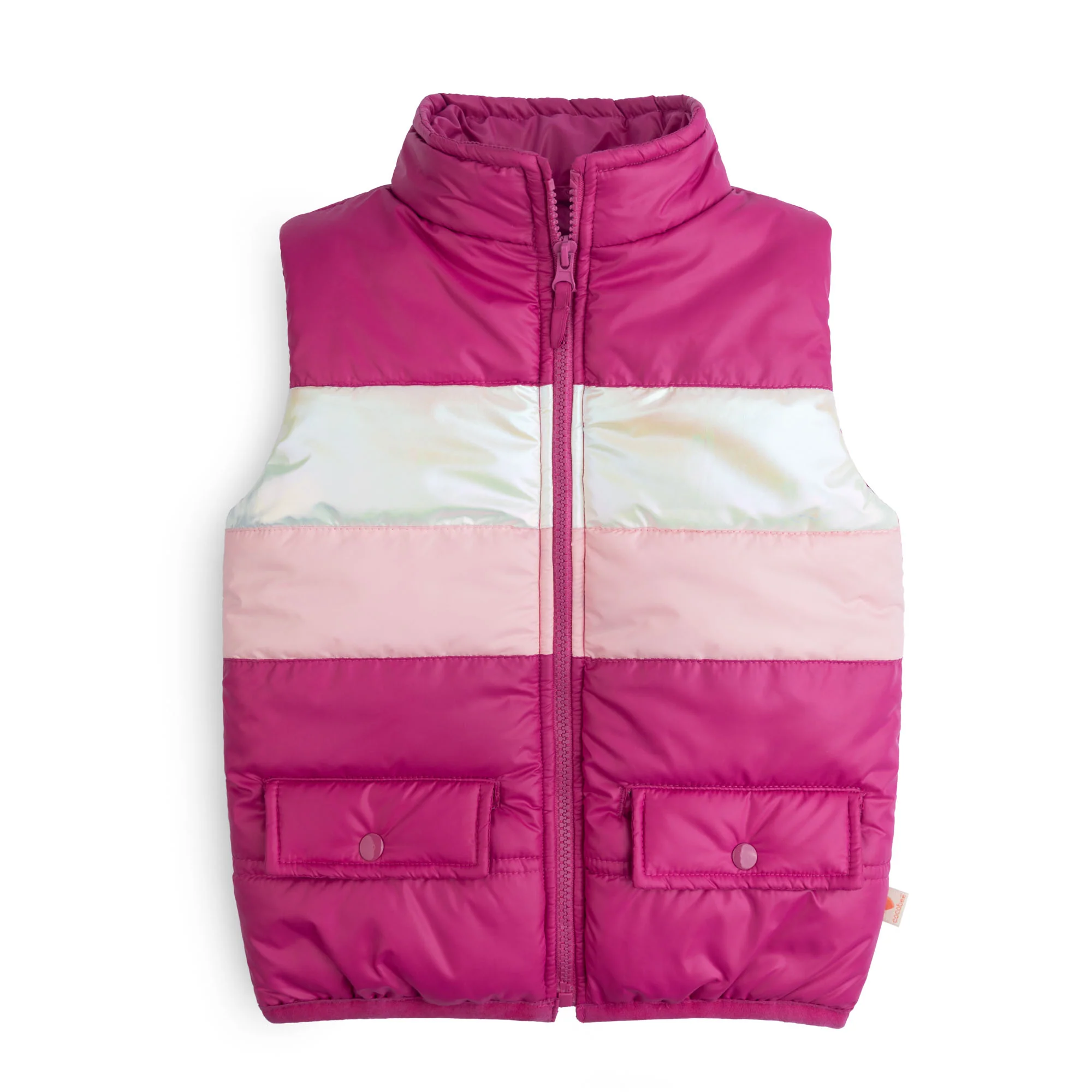 Trio Colorblock Panelled Gilet