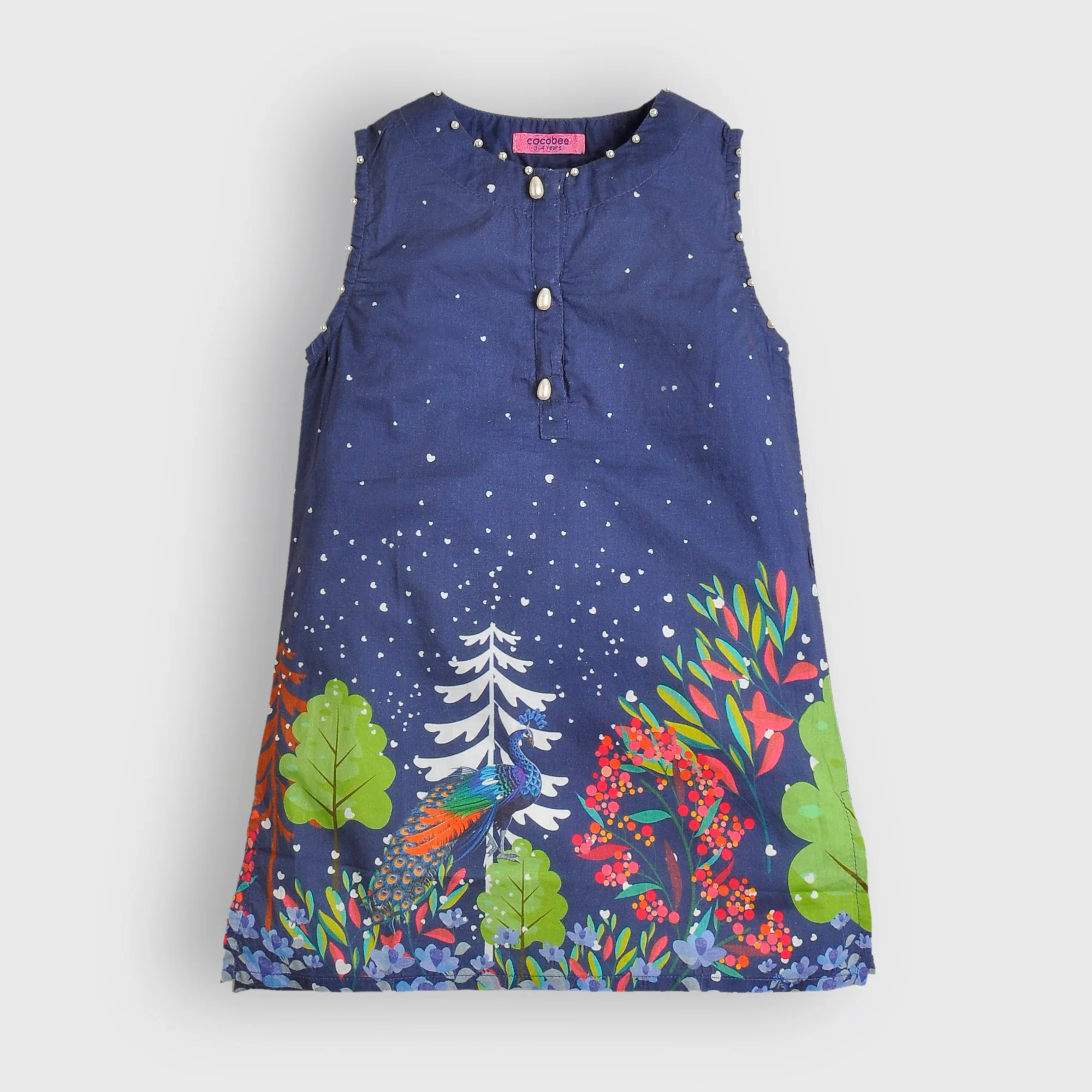 Peacock Blue Top
