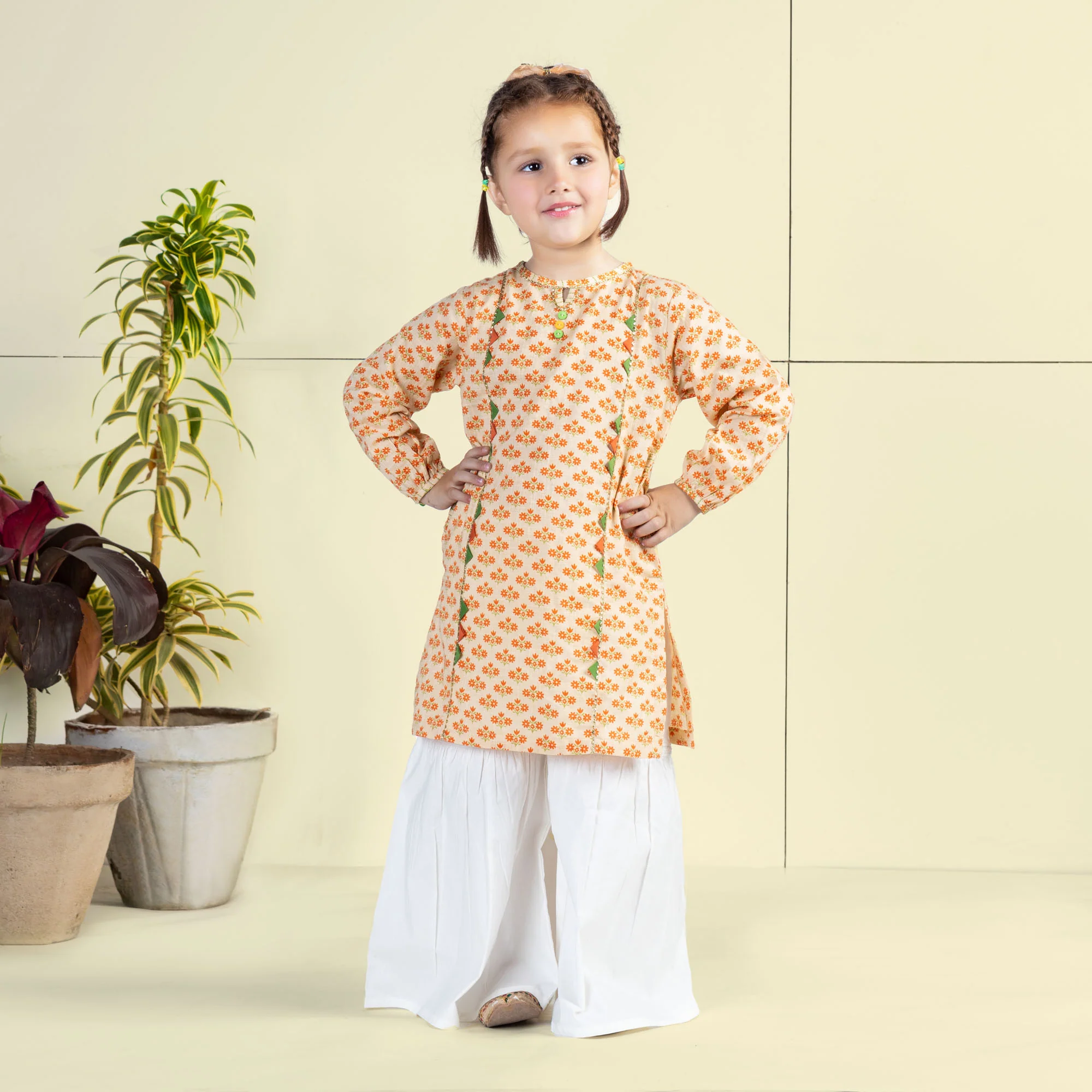 Classical Toned Printed Kurti