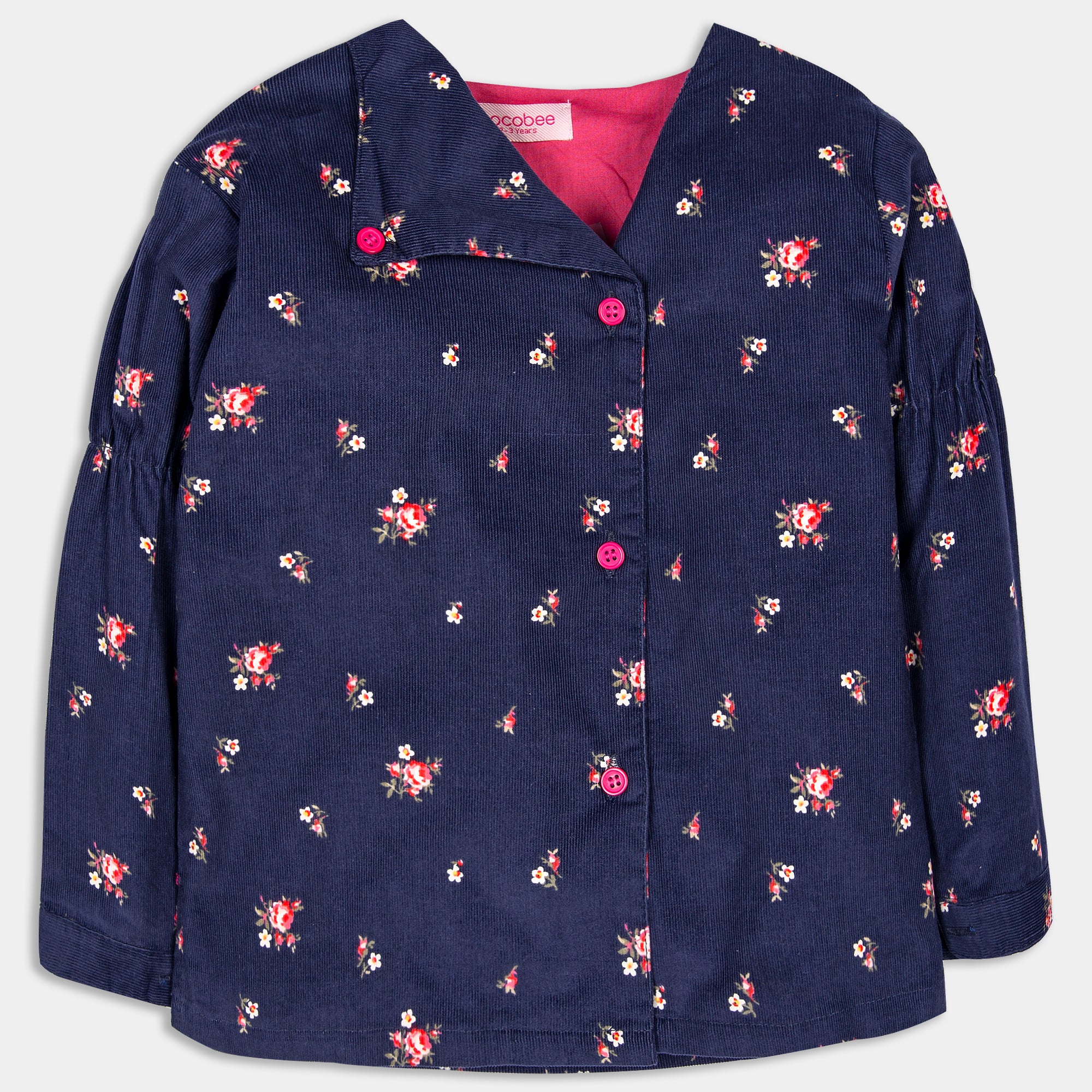 Oxford Blue Corduroy Shirt - Image 2