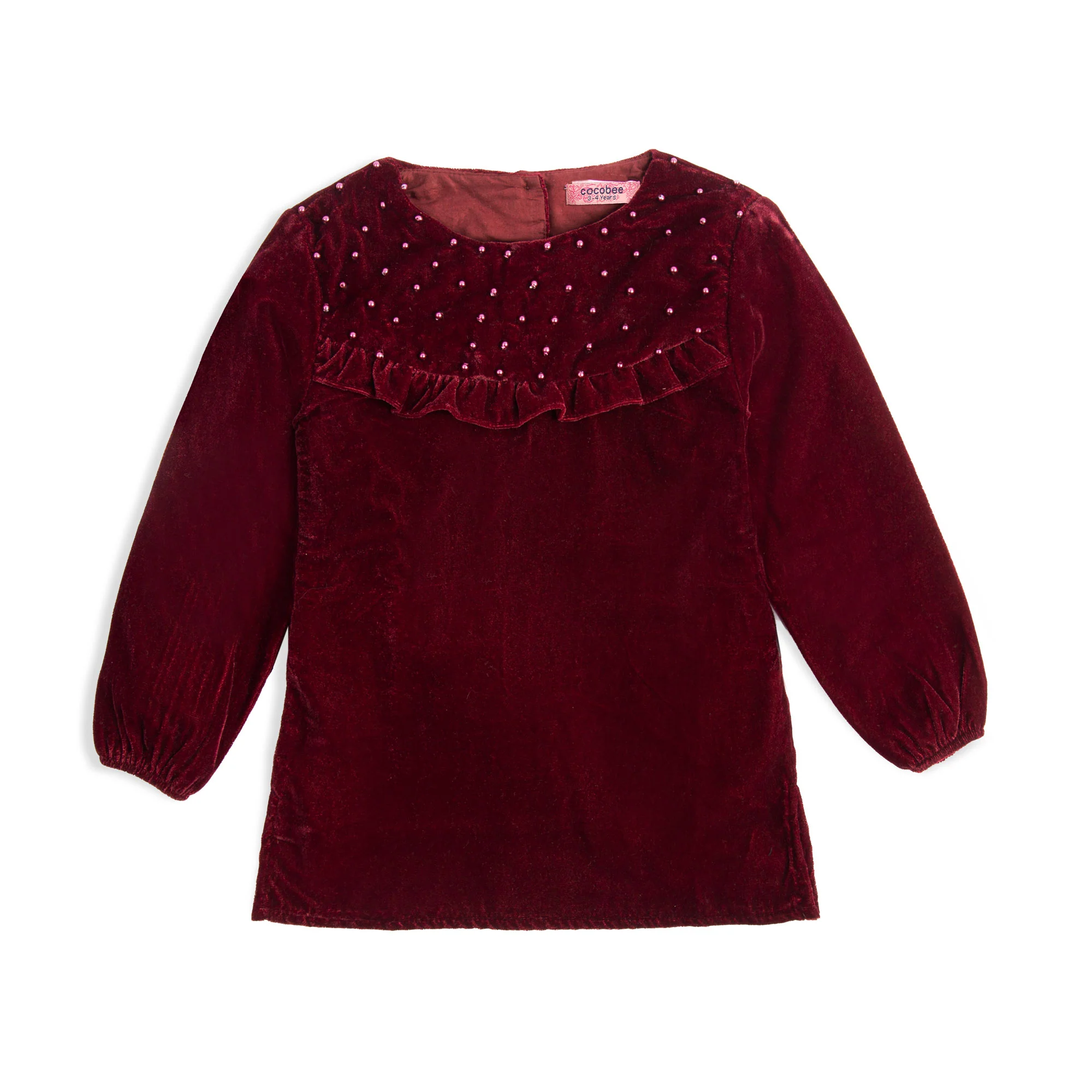 Pearly Velvet Top