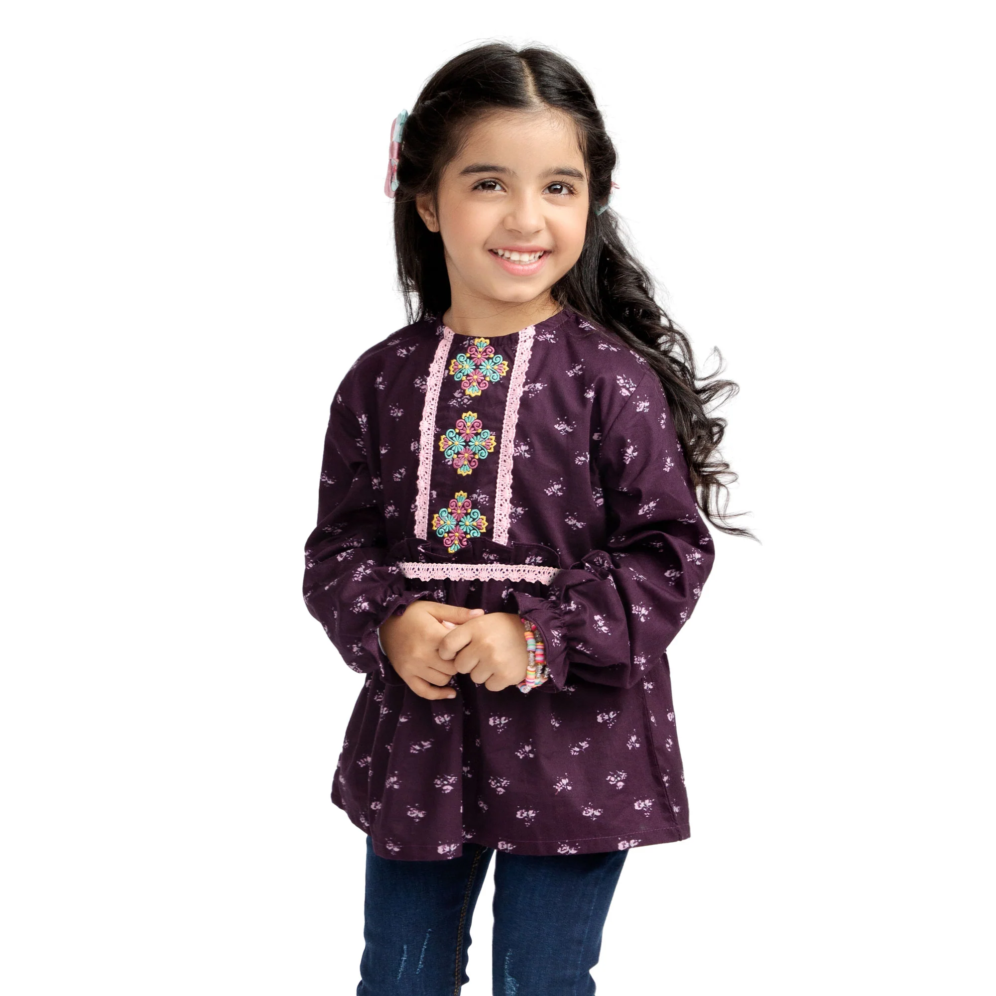 Amethyst Printed Top