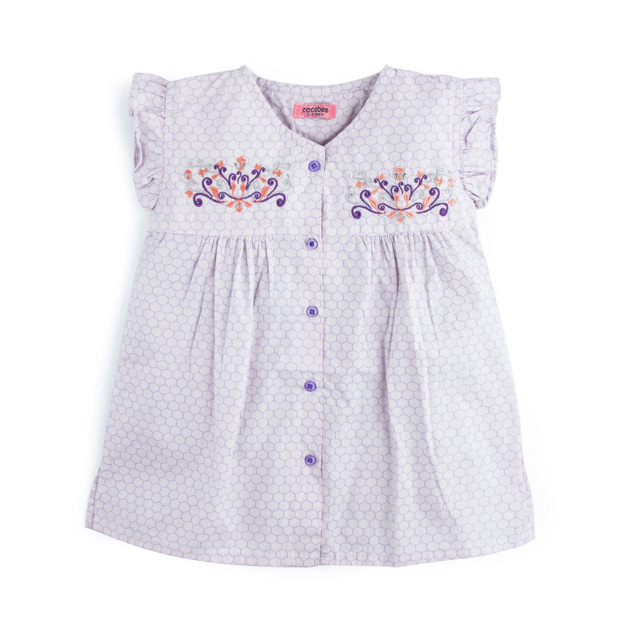 Purple Honeycomb Top