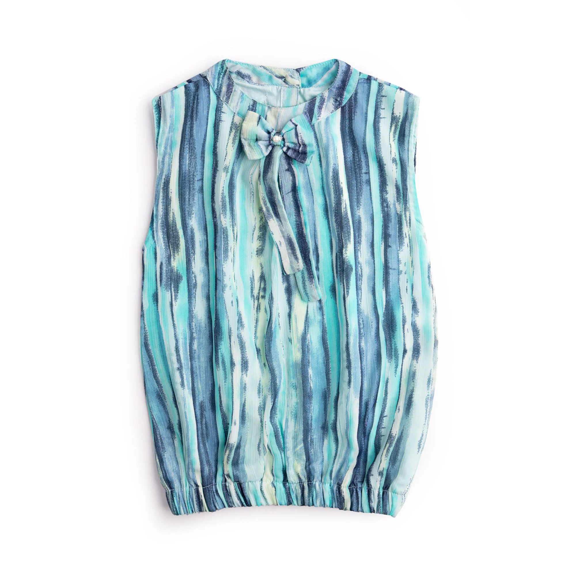 Blue Stripy Top