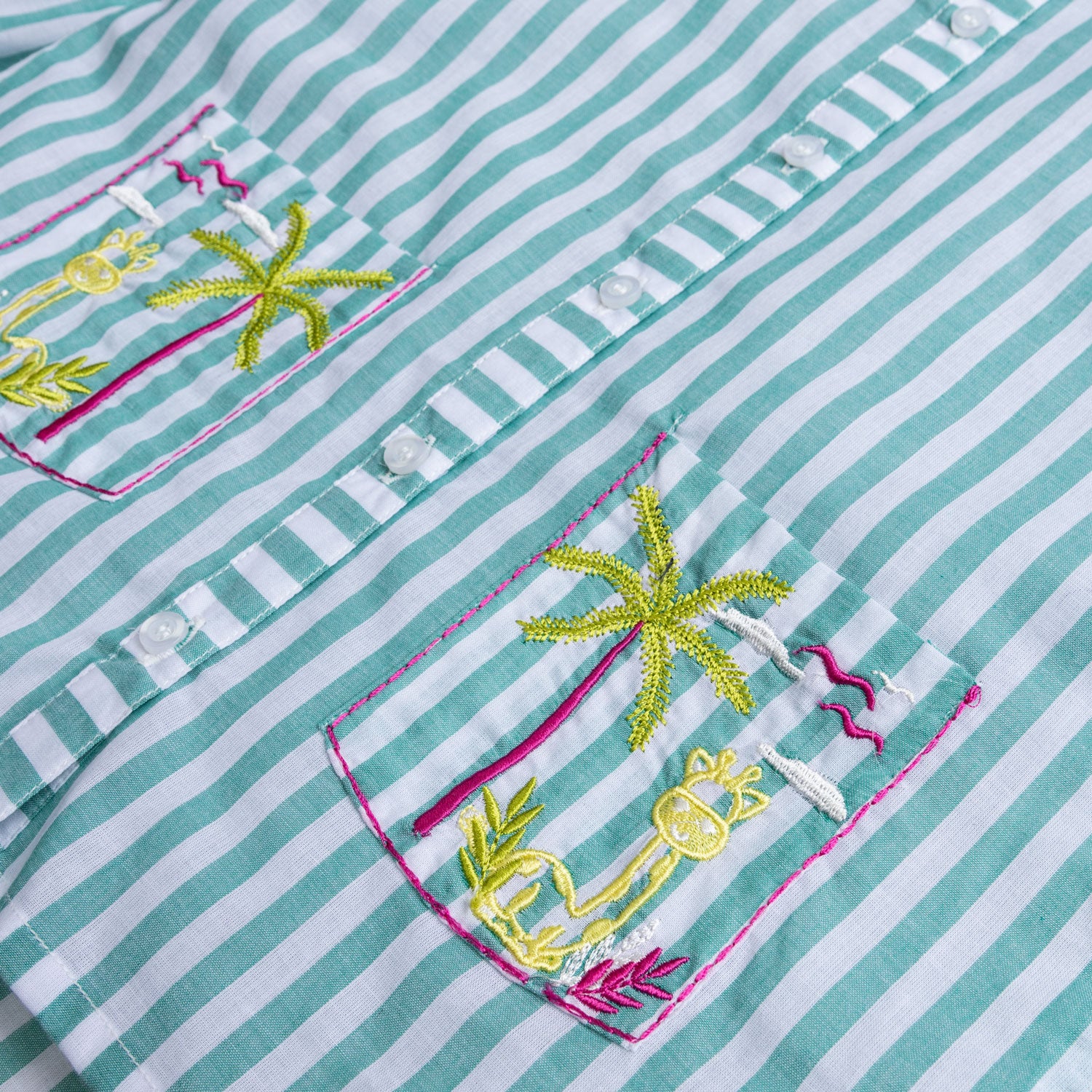 Patch Pocket Embroidered Top - Image 2