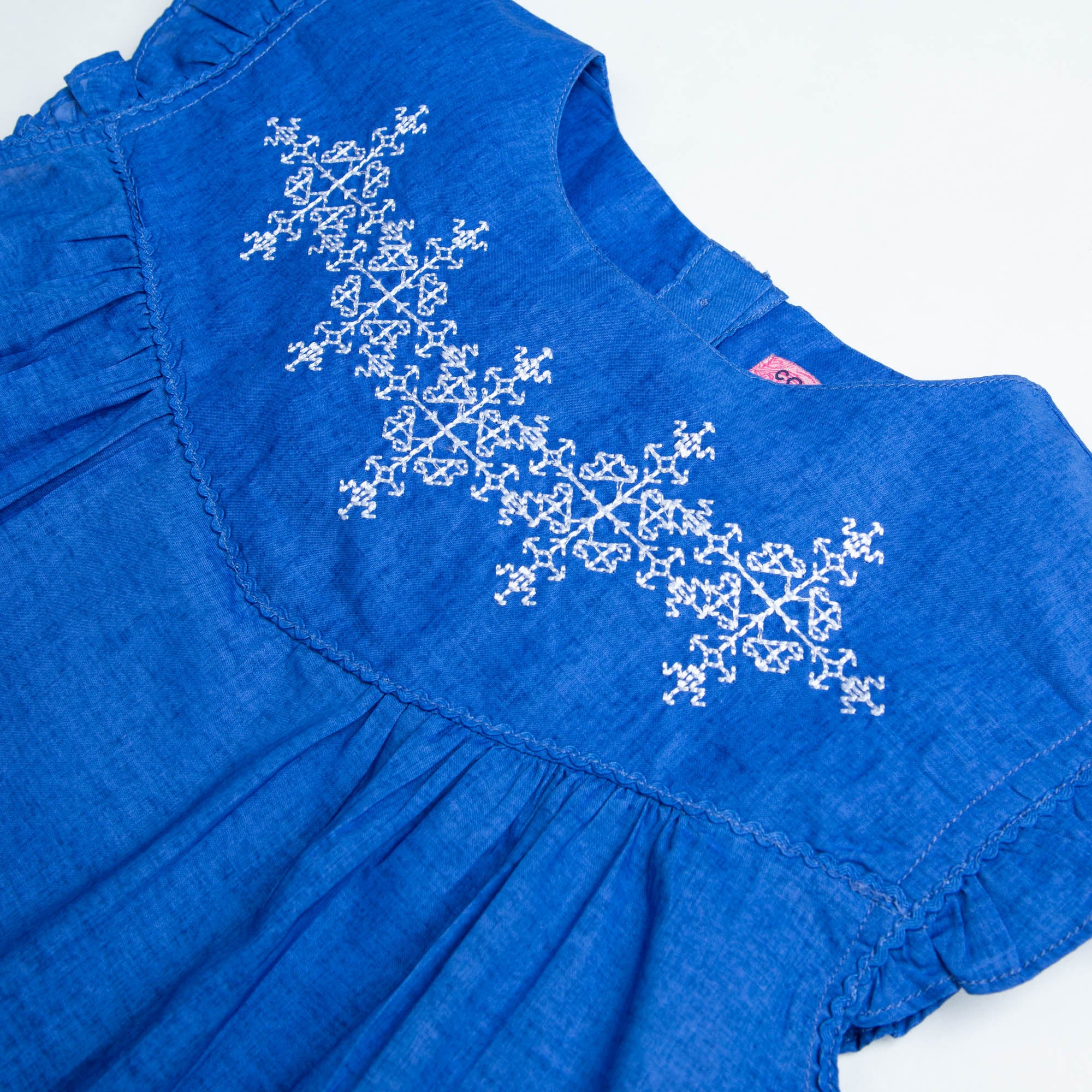 Rising Blue Embroidered Top - Image 2