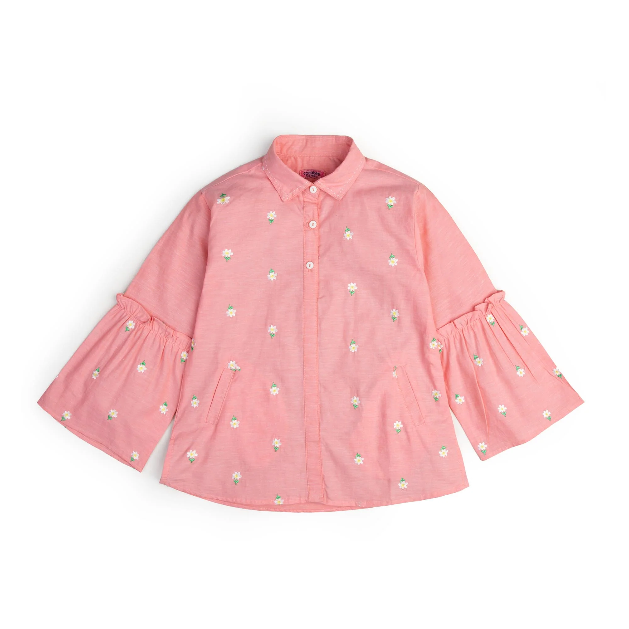 Lush Pink Embroidered Top