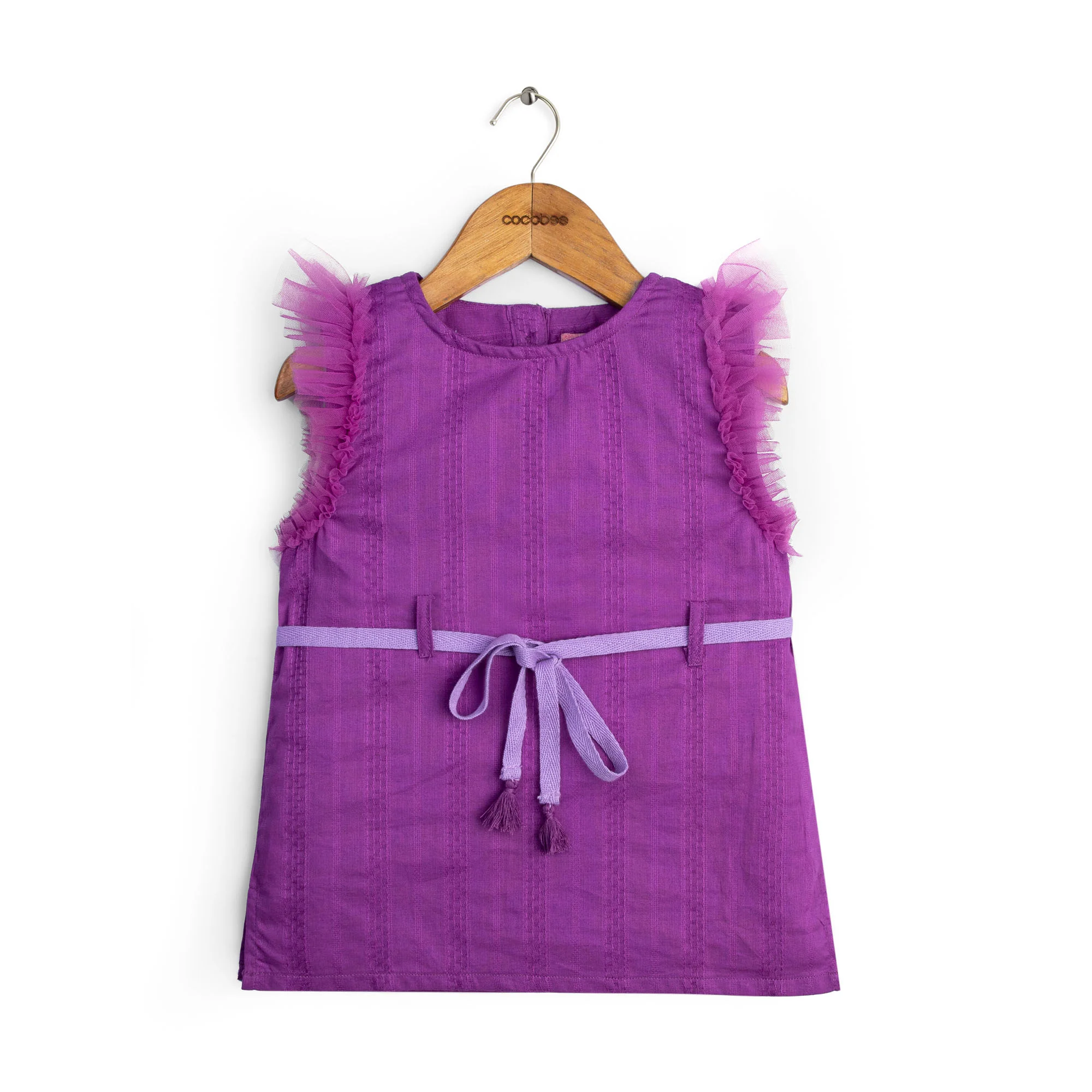 Swaggie Purple Belted Top