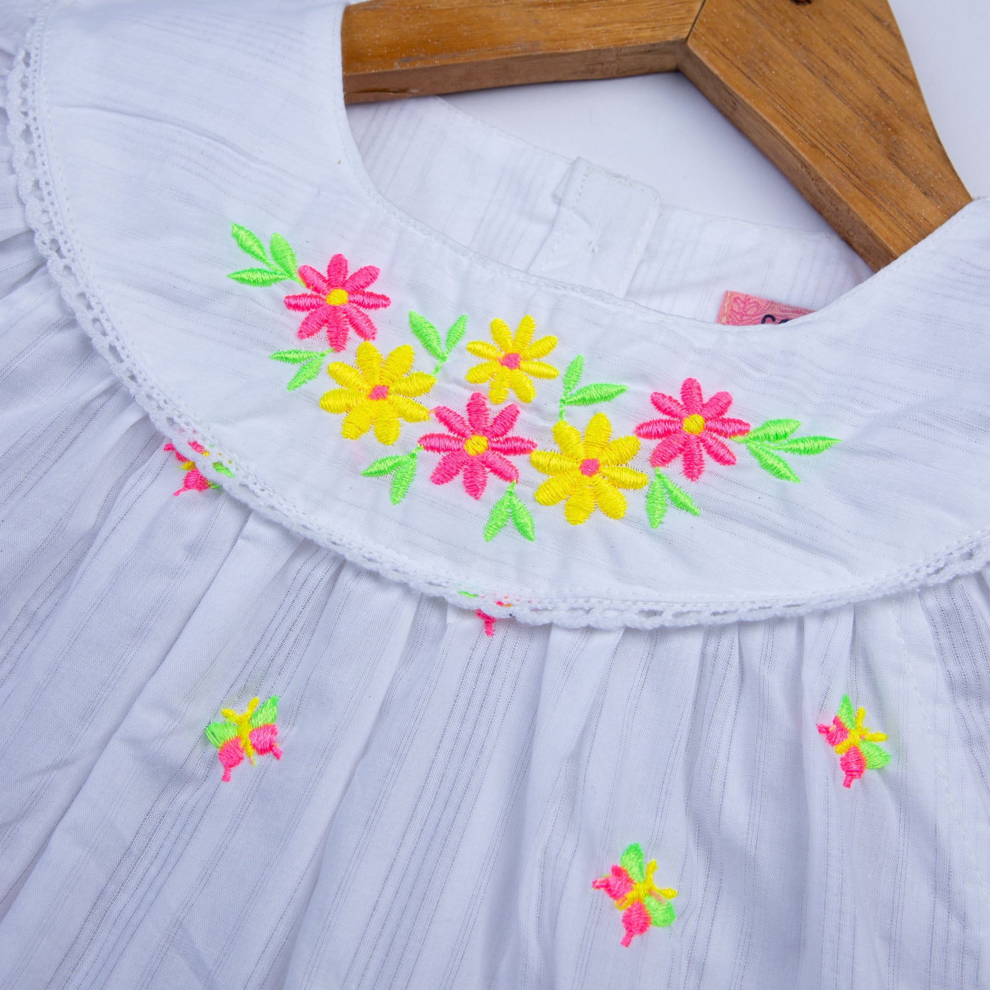 Modish White Embroidered Top - Image 2