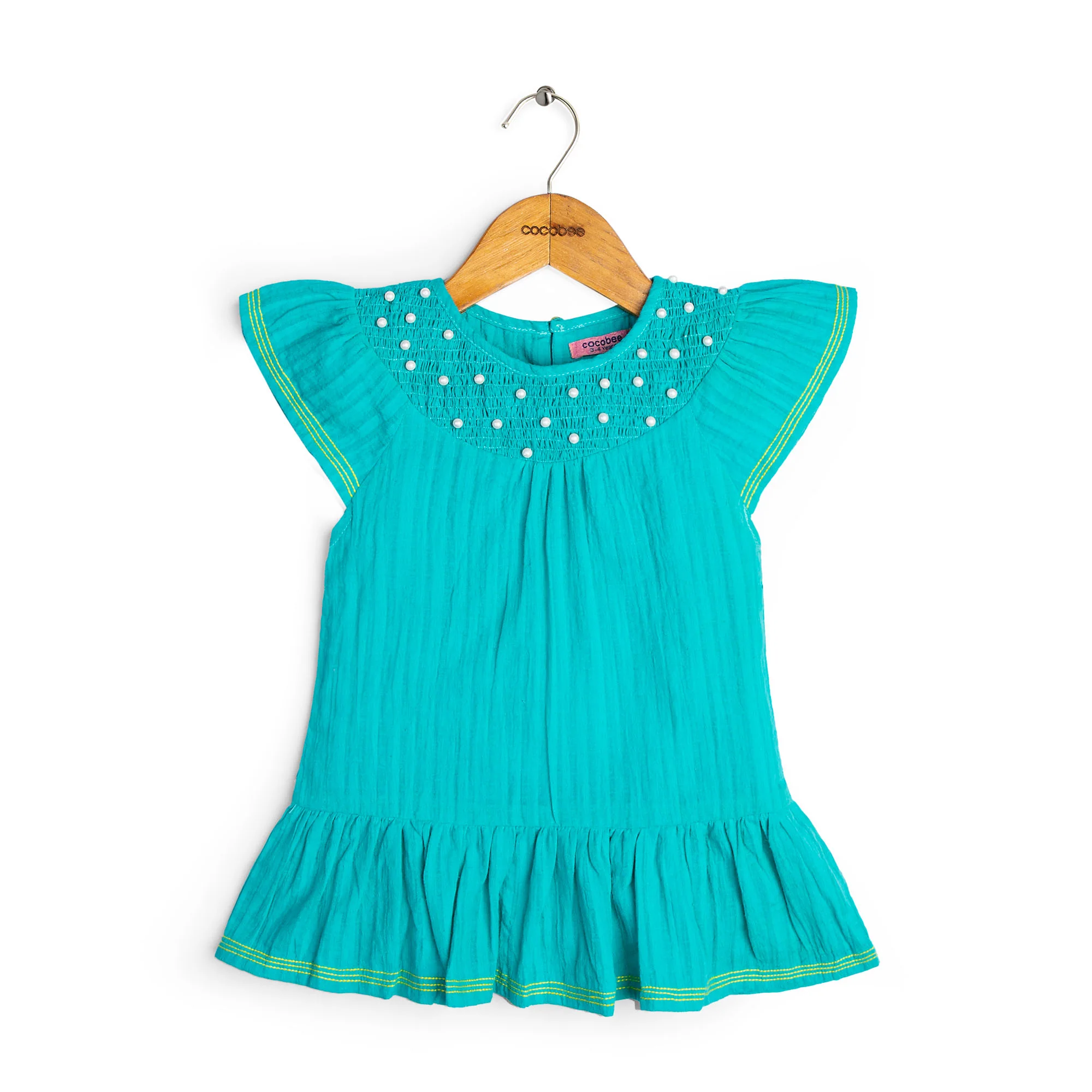 Turquoise Blue Summer Top