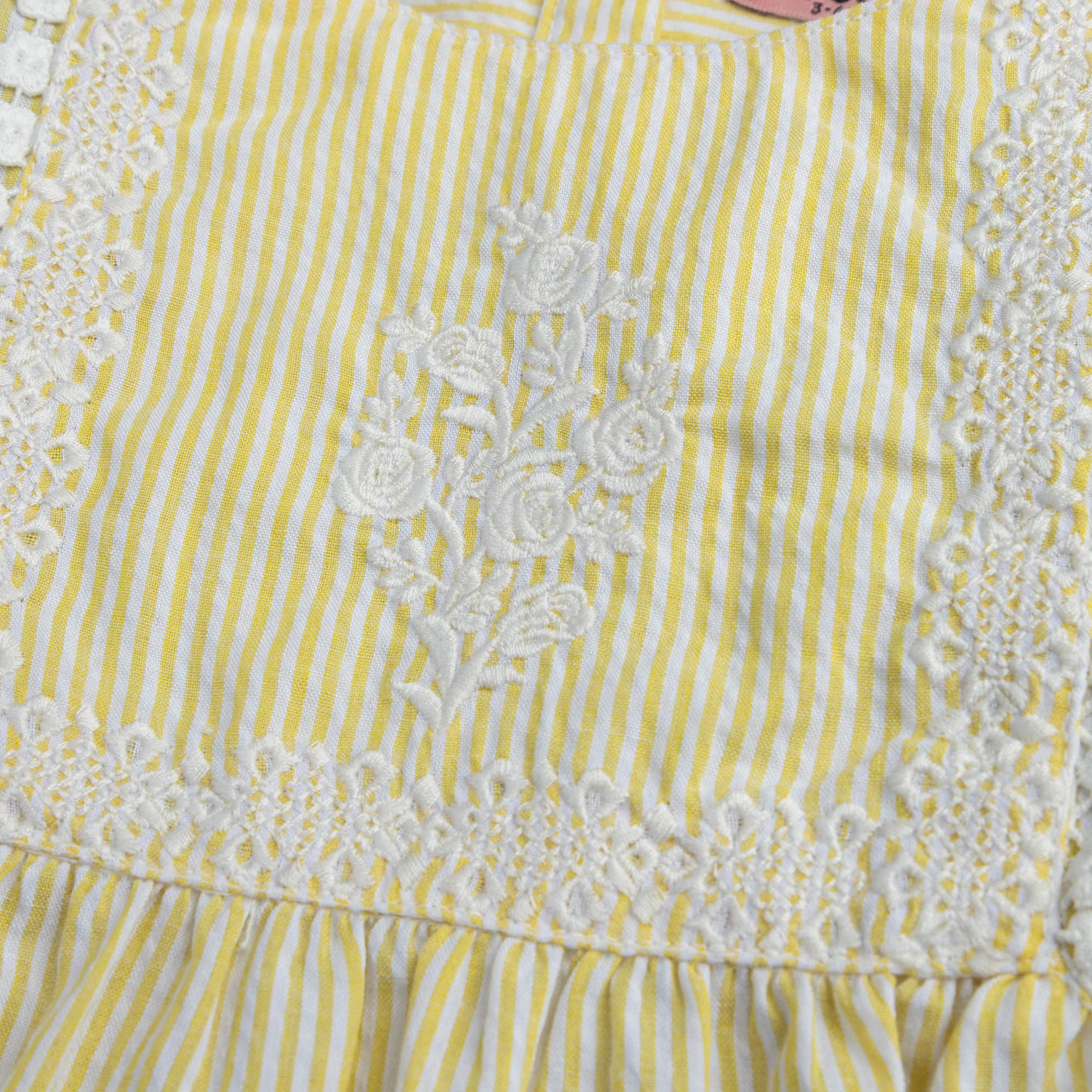 Soft Yellow Embroidered Top - Image 2