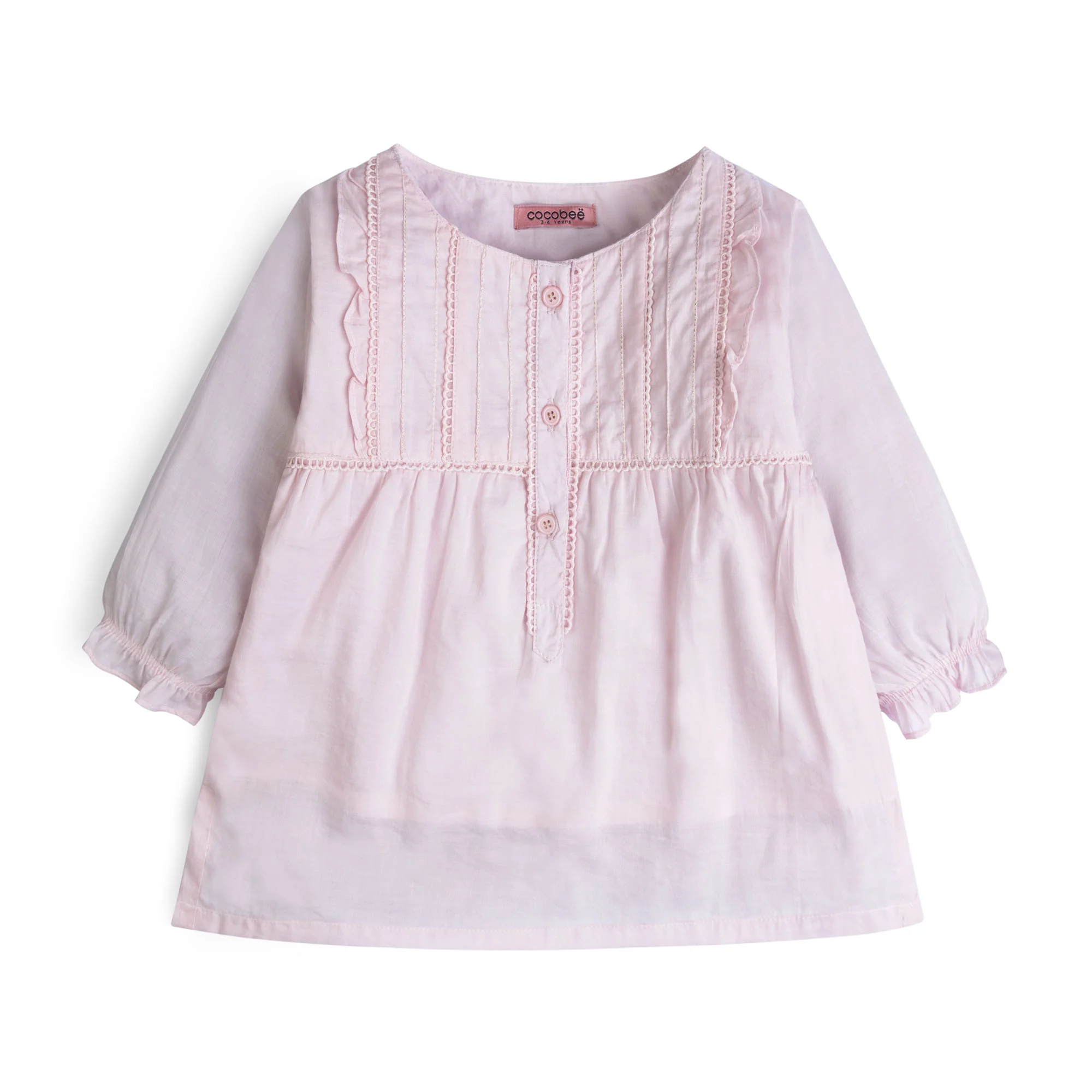 Pastel Pink Laced Top