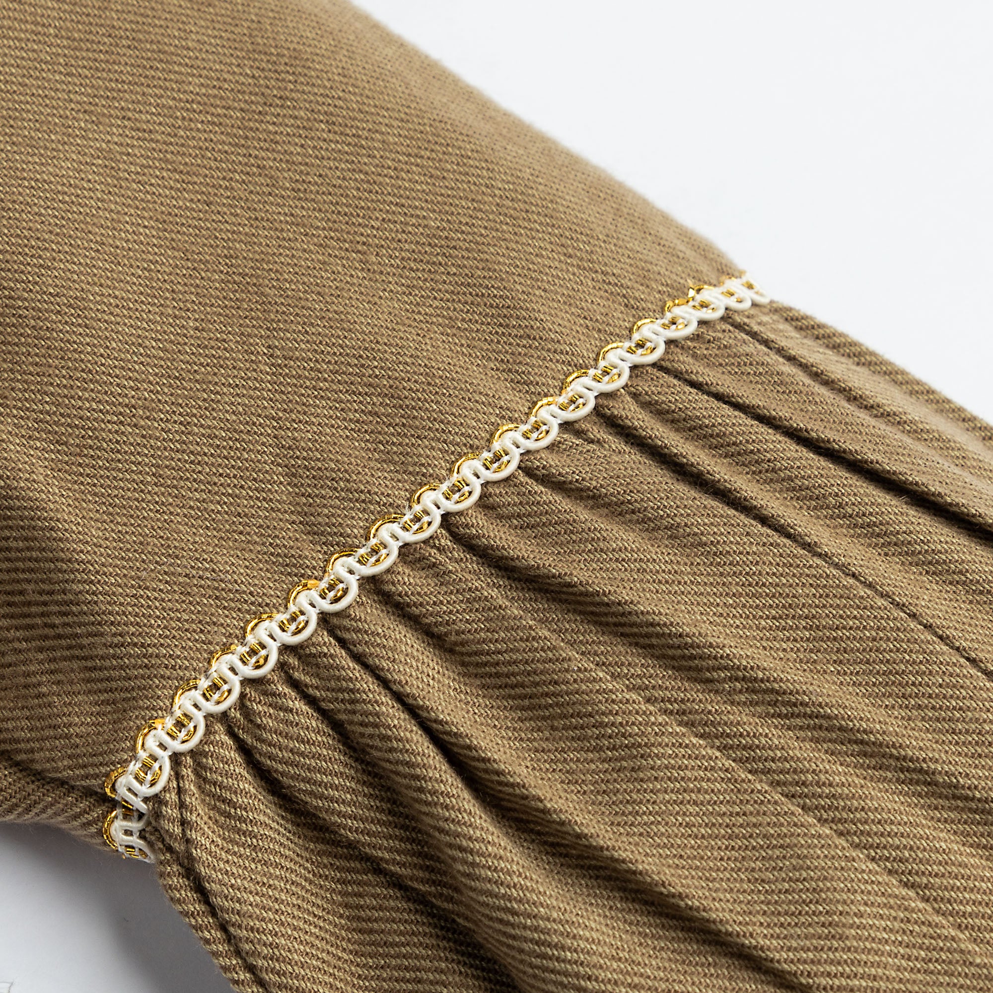 Camel Brown Flared Top - Image 3