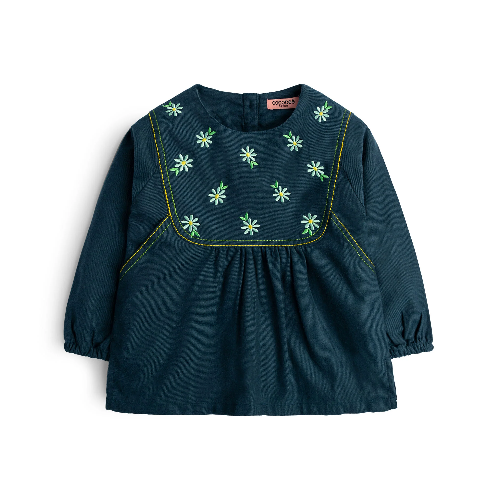 Teal Blue Flannel Top