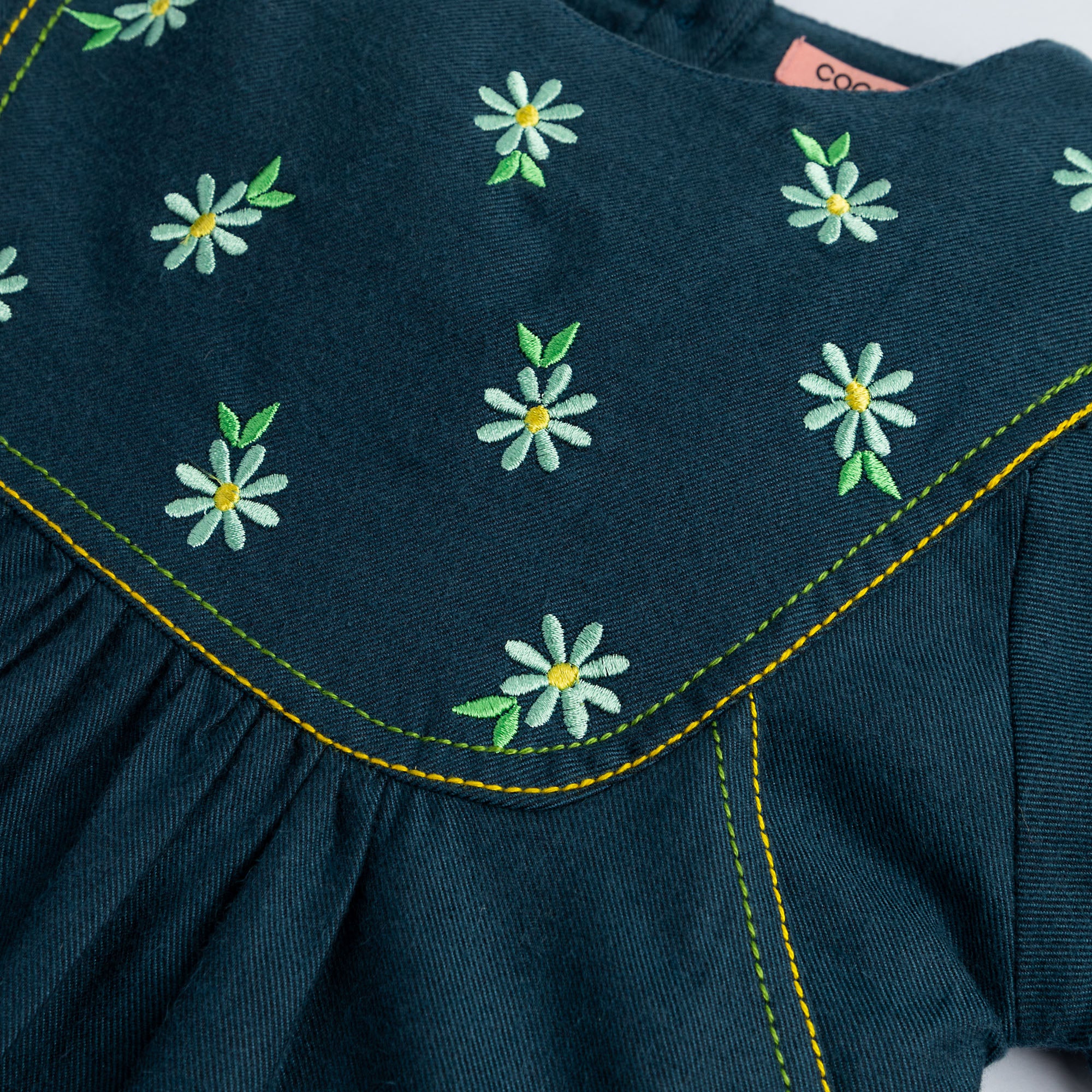 Teal Blue Flannel Top - Image 2