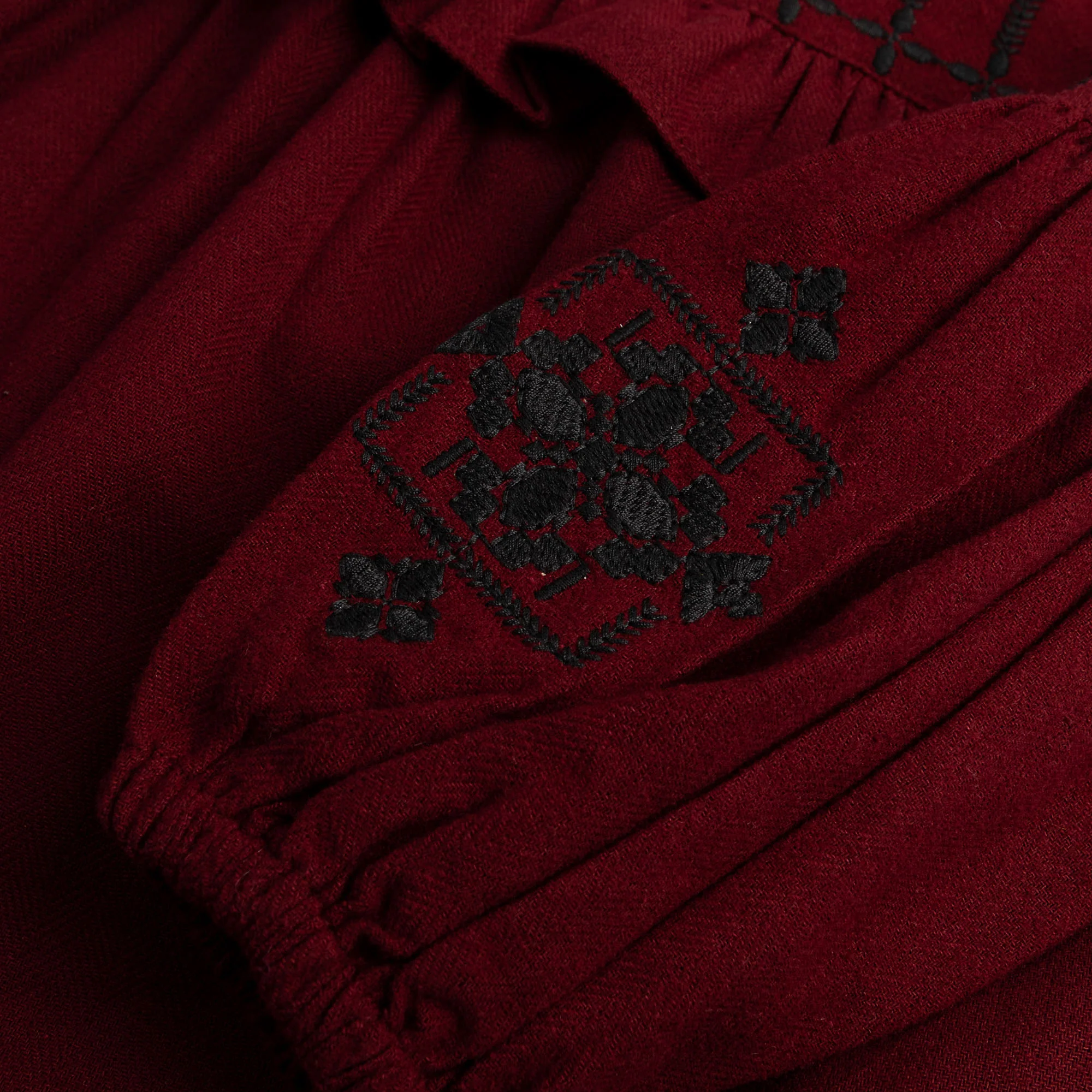 Burnt Maroon Winter Top - Image 3