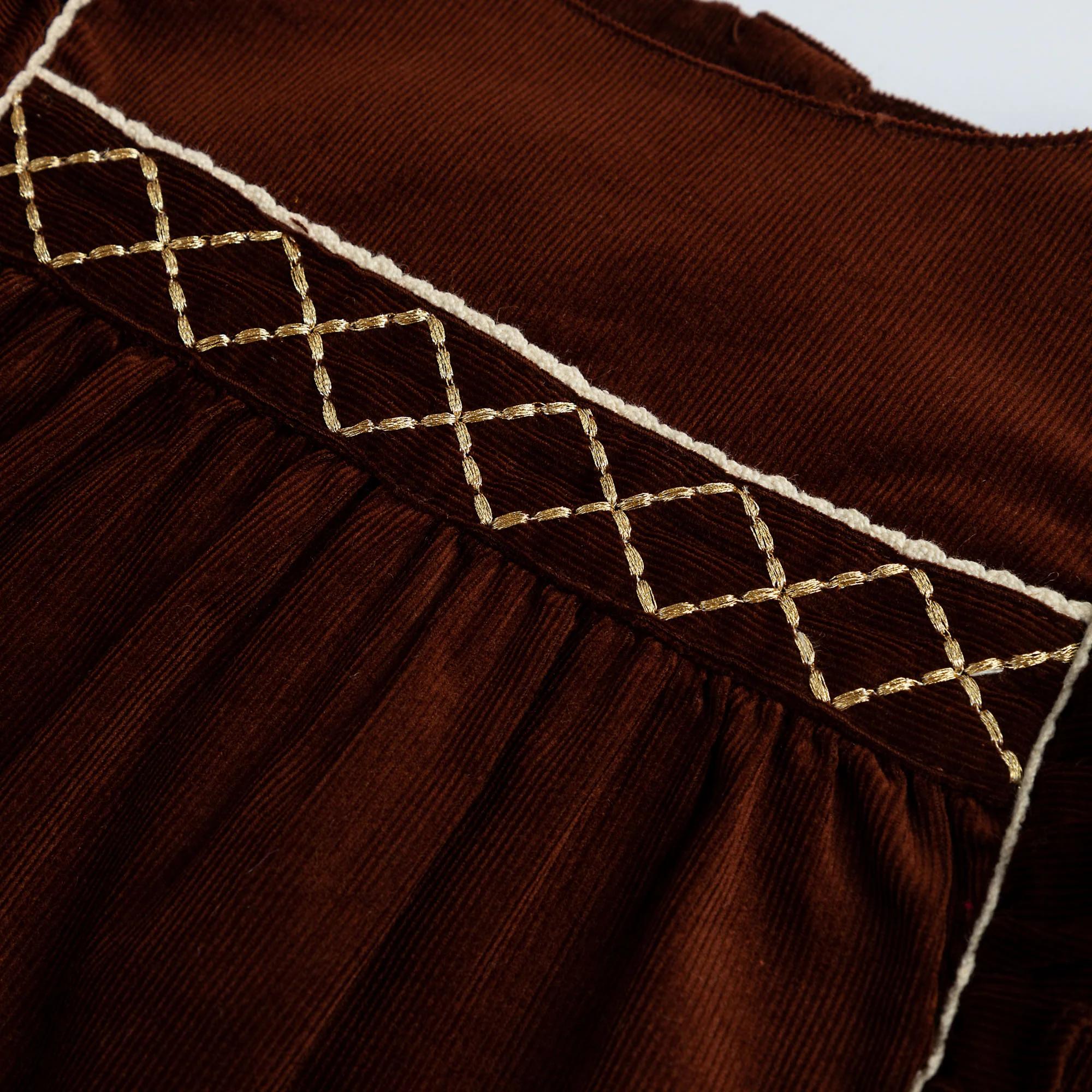 Gold Brown Girls Top - Image 2