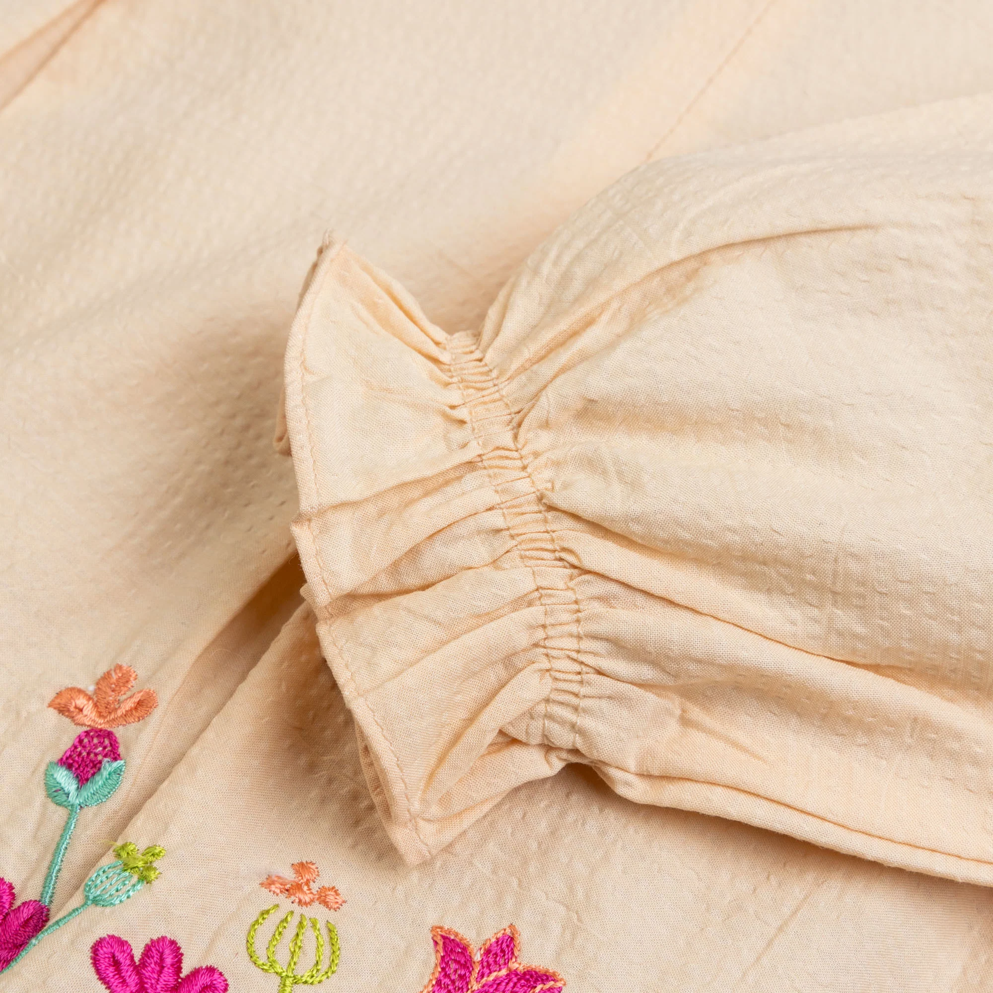 Peach Embroidered Top - Image 3