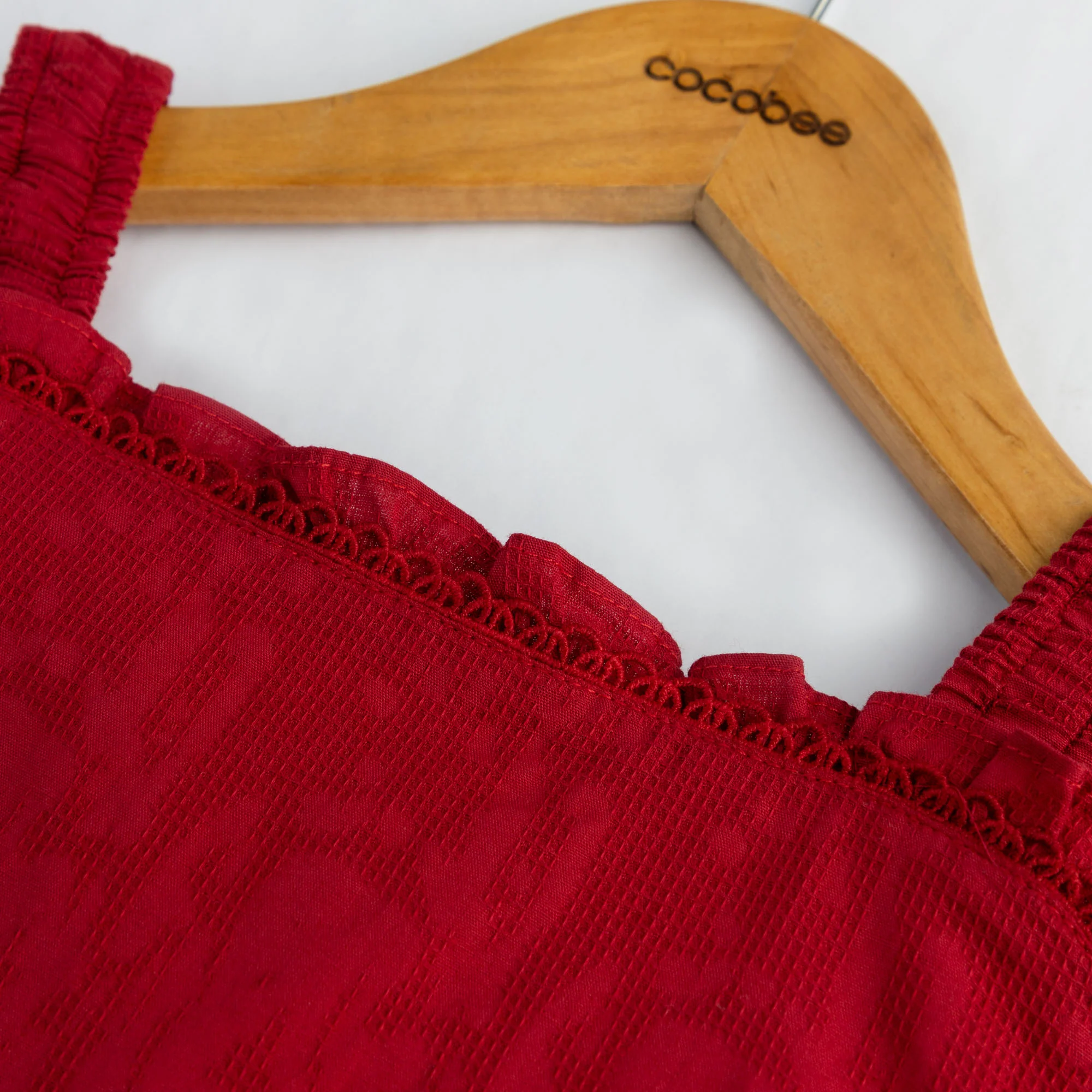 Garnet Glam Frilly Top - Image 2