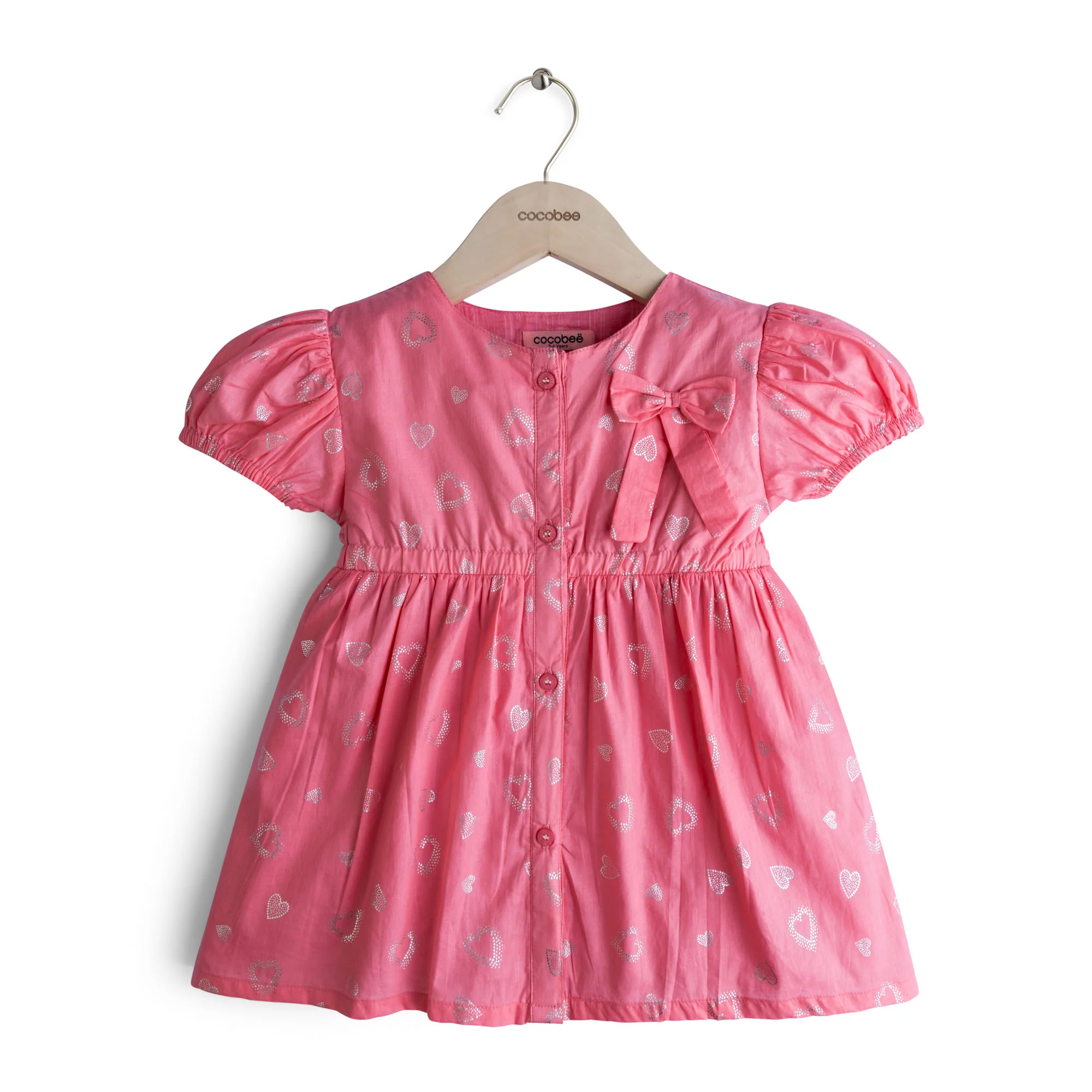Melon Pink Printed Top