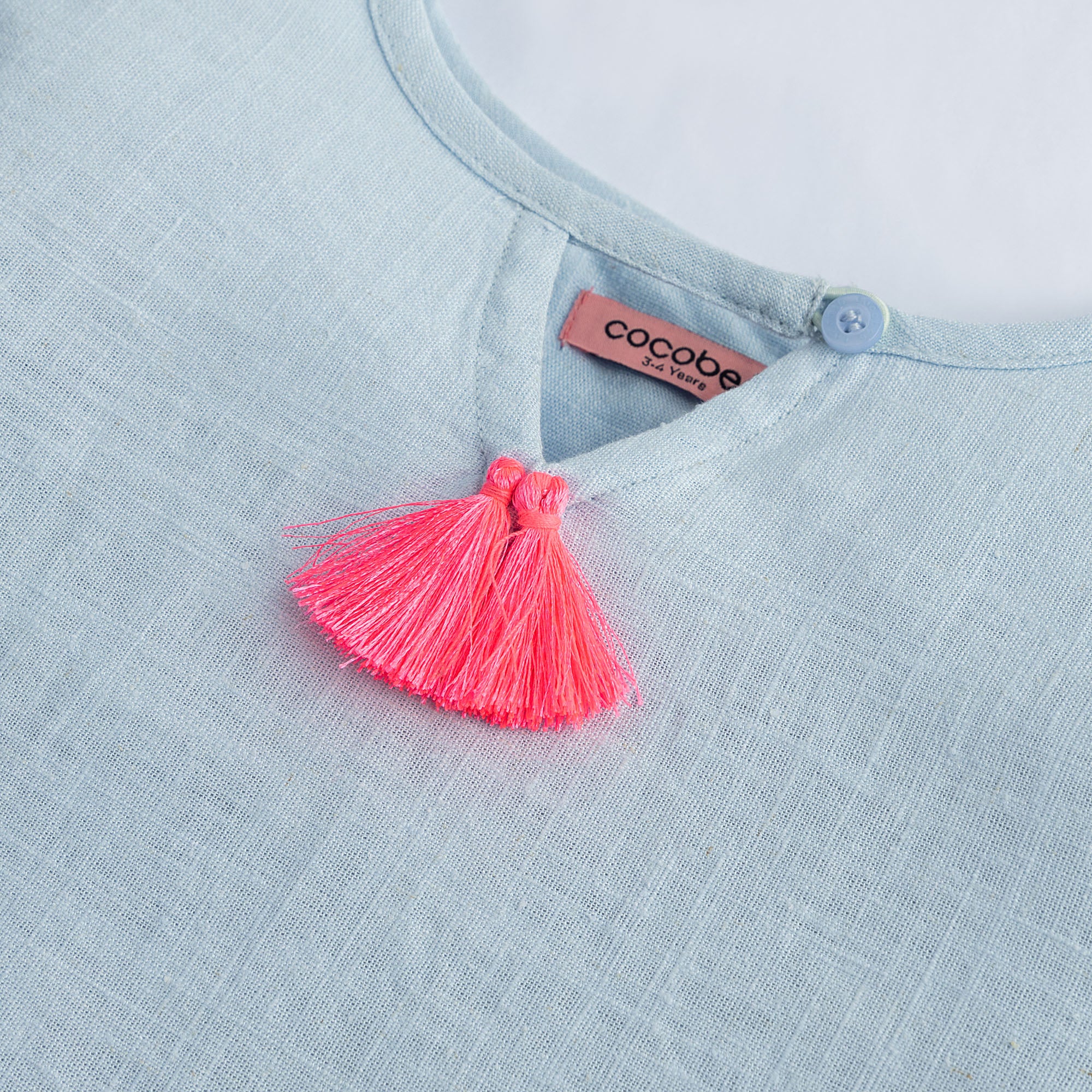 Bluish Grey Embroidered Top - Image 2