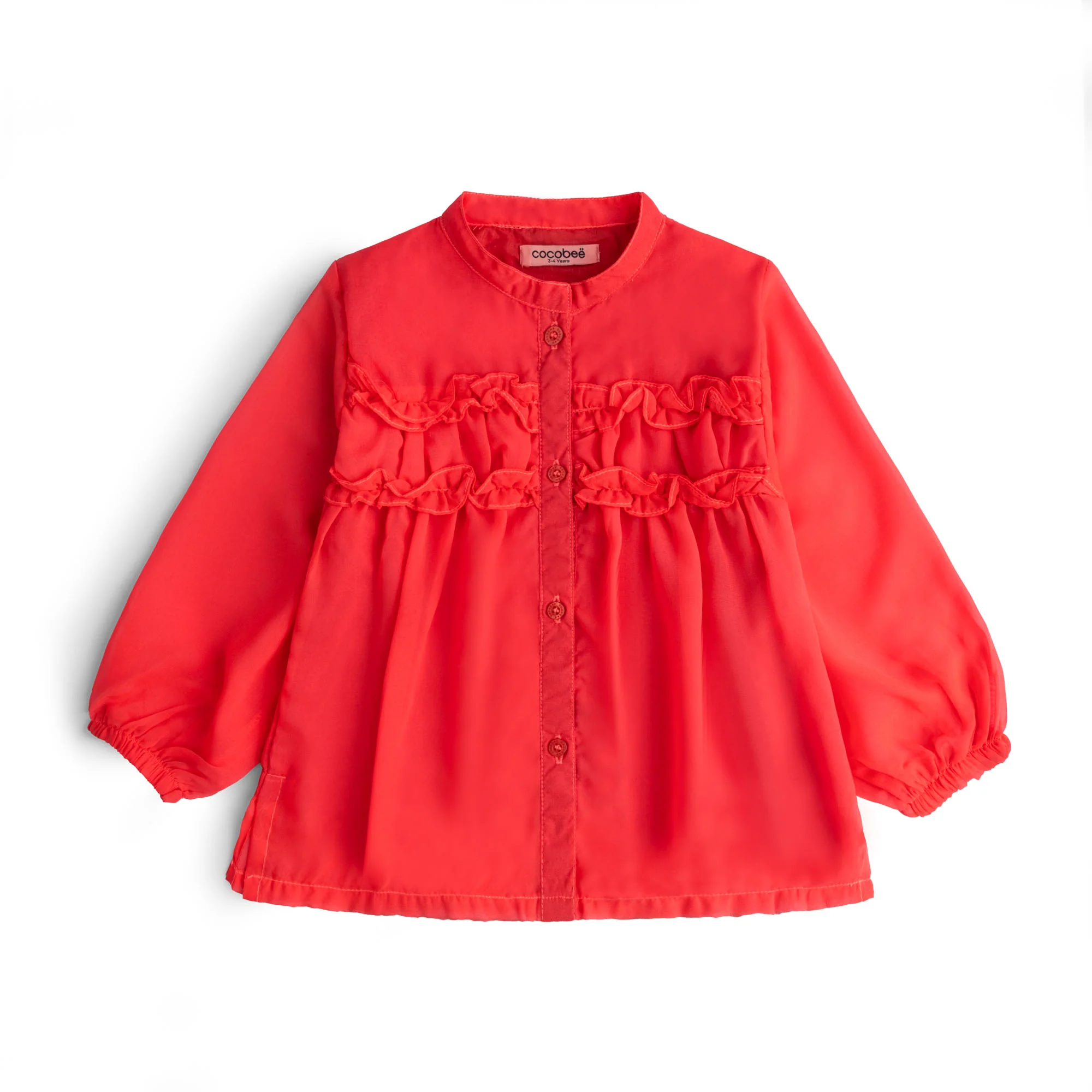 Pink Frill Top