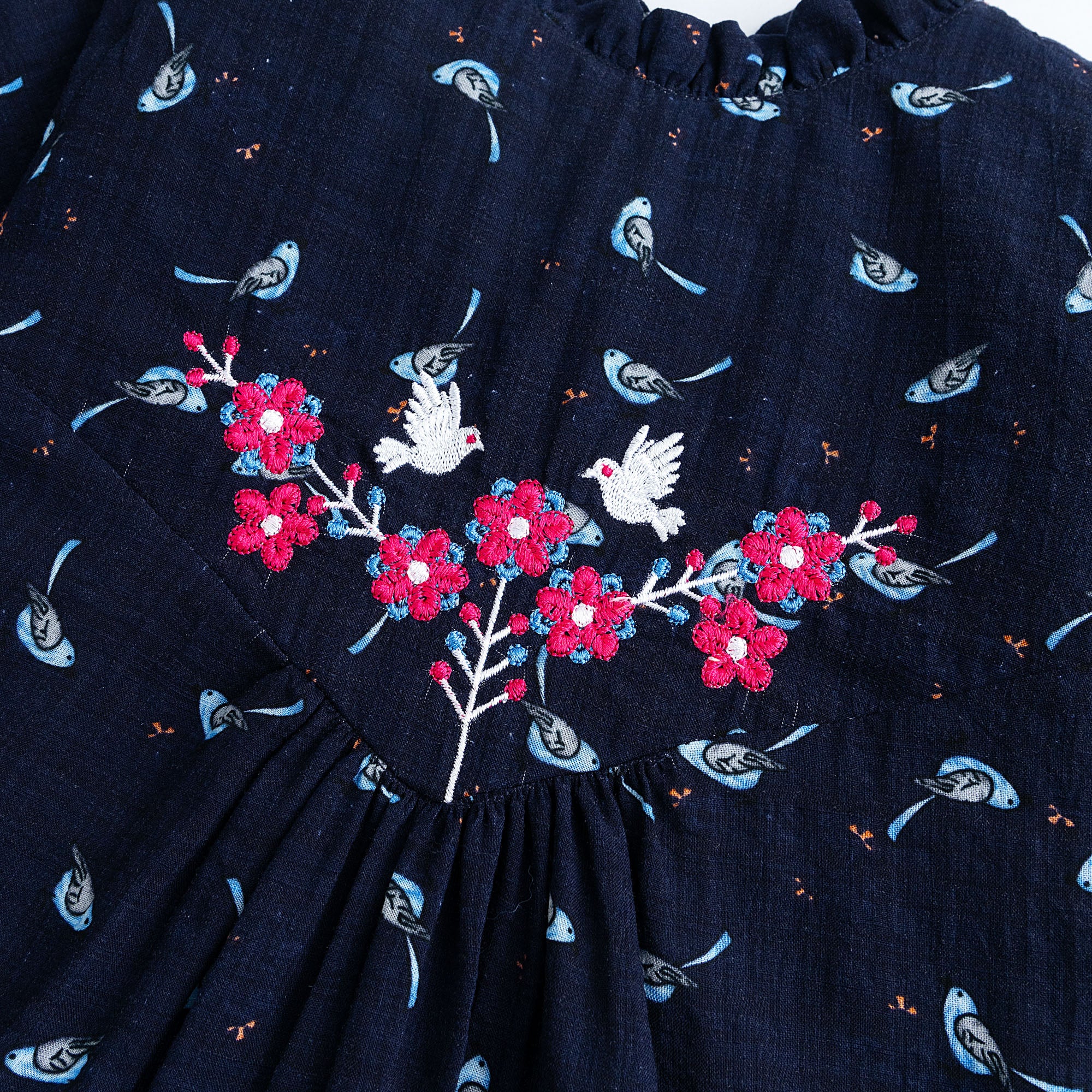Navy Blue Artistry top - Image 2