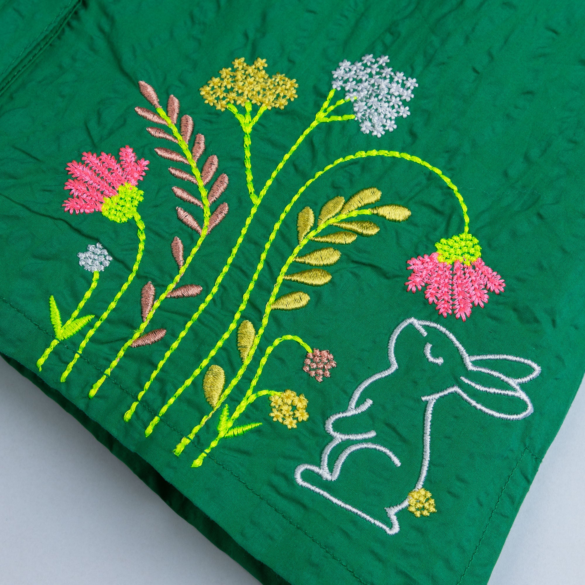 Emerald Green Embroidered Top - Image 3