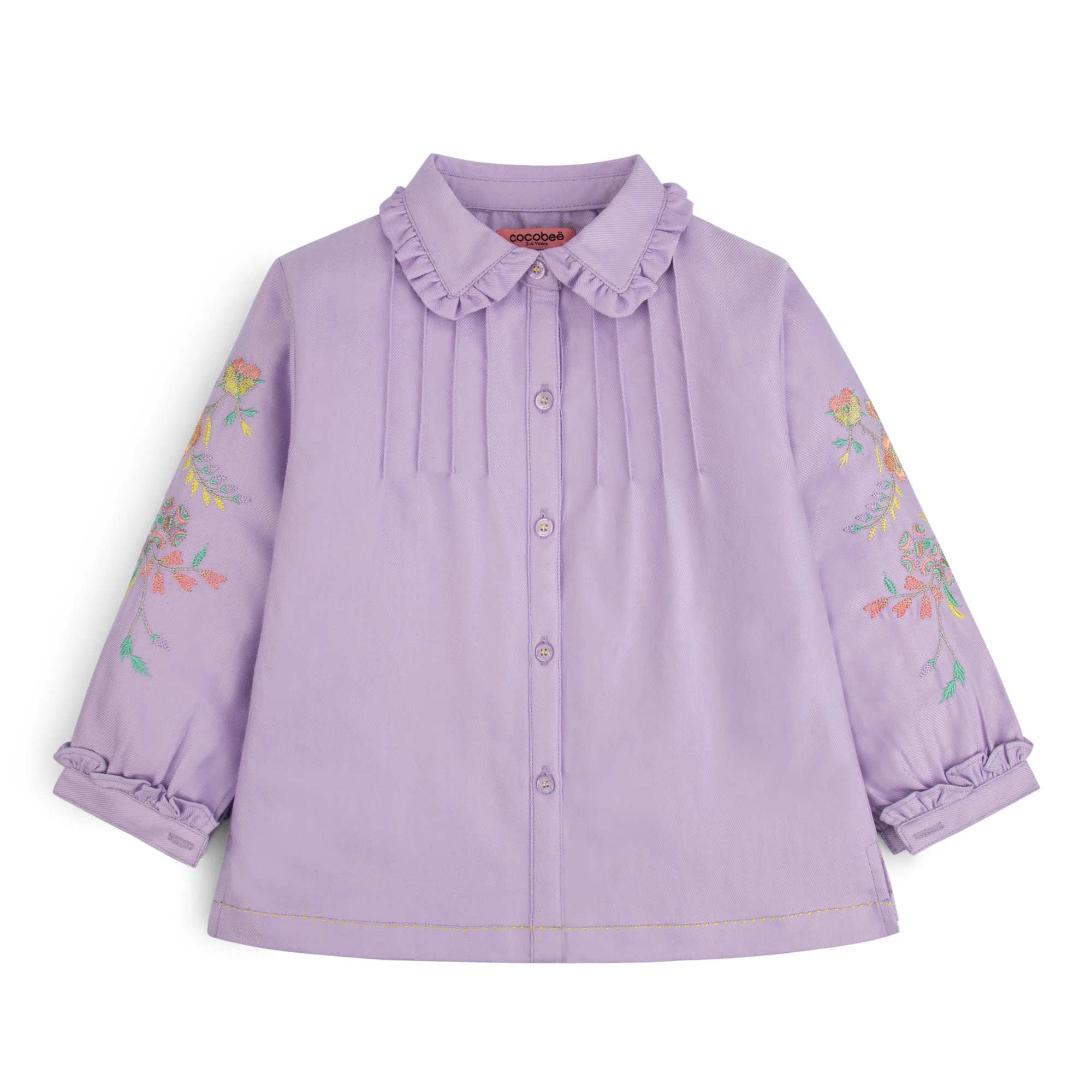 Lavender Frill Top