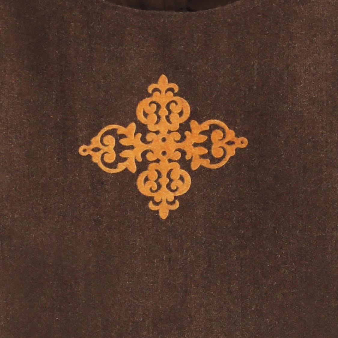 Deep Brown Pleated Top - Image 2
