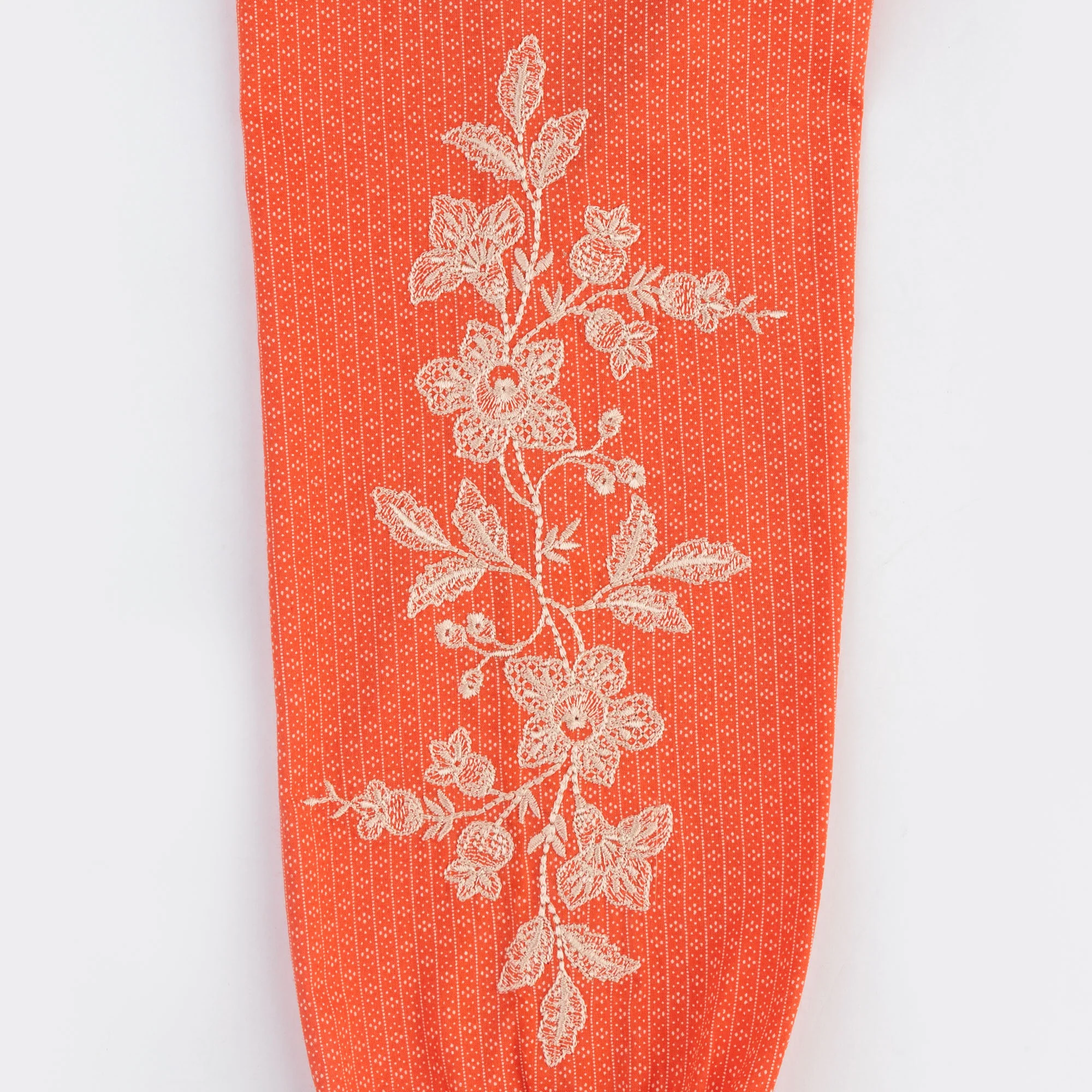 Mandarin Glow Embroidered Top - Image 2