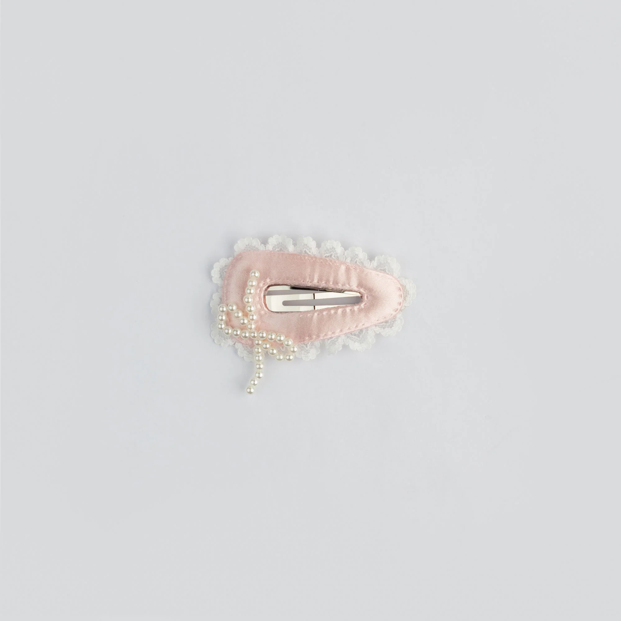 Blush Pink Lace Hairpin