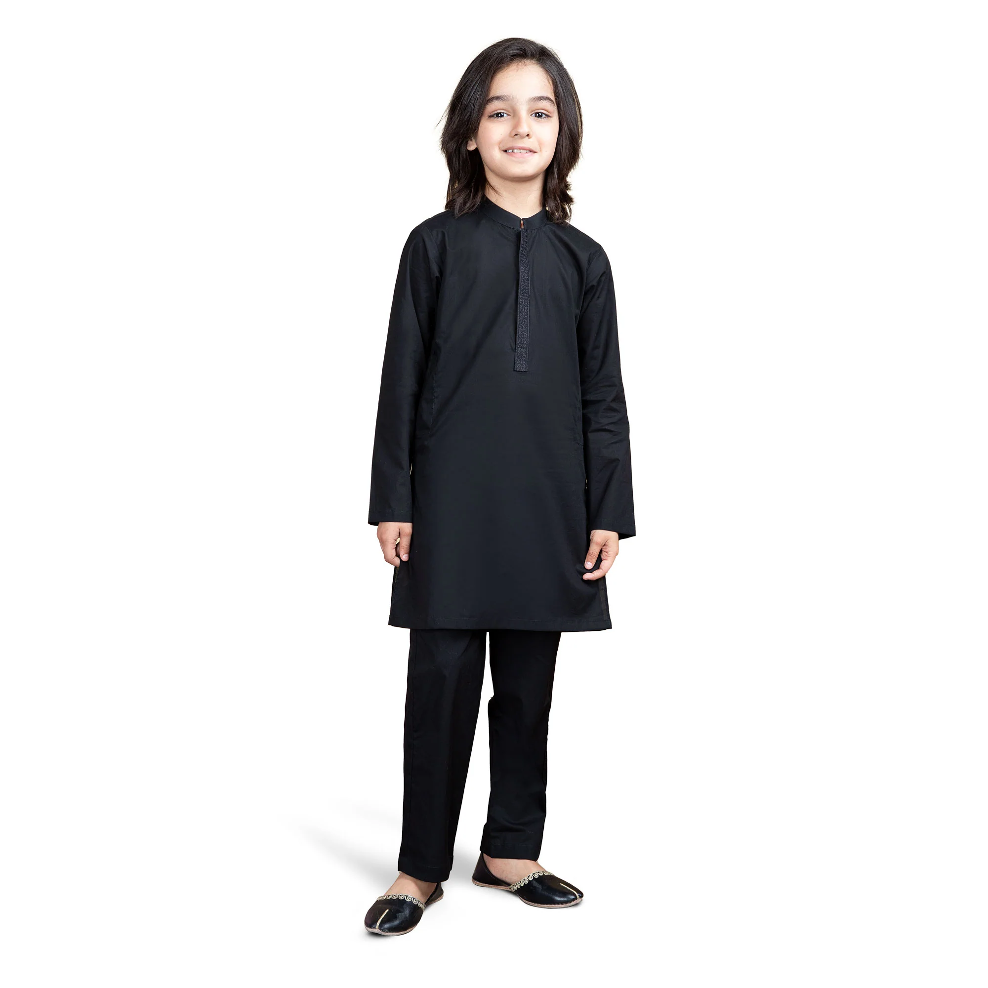 Black Cotton Suit