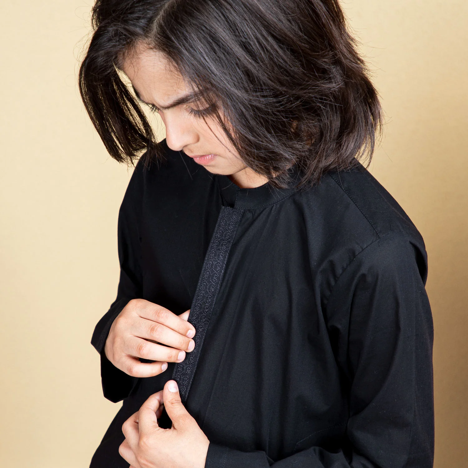 Black Cotton Suit - Image 2