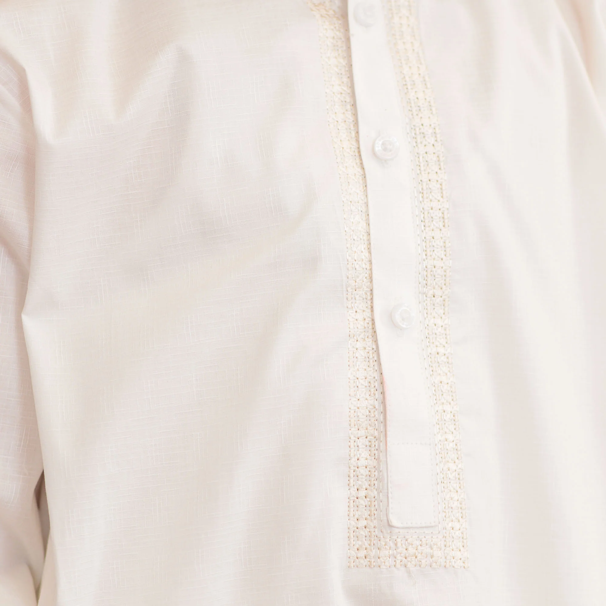 Cream Royale Embroidered Suit - Image 3