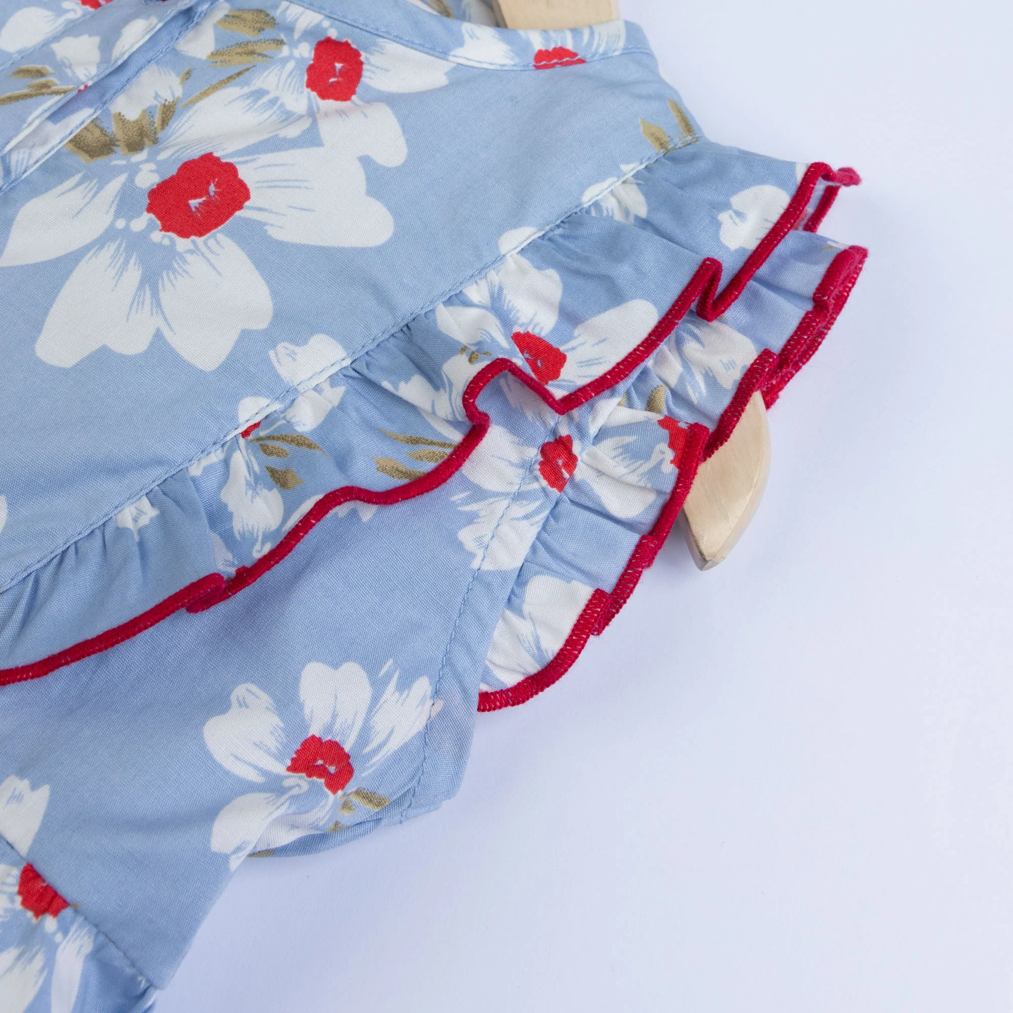 Daisy Blue Printed Top - Image 2