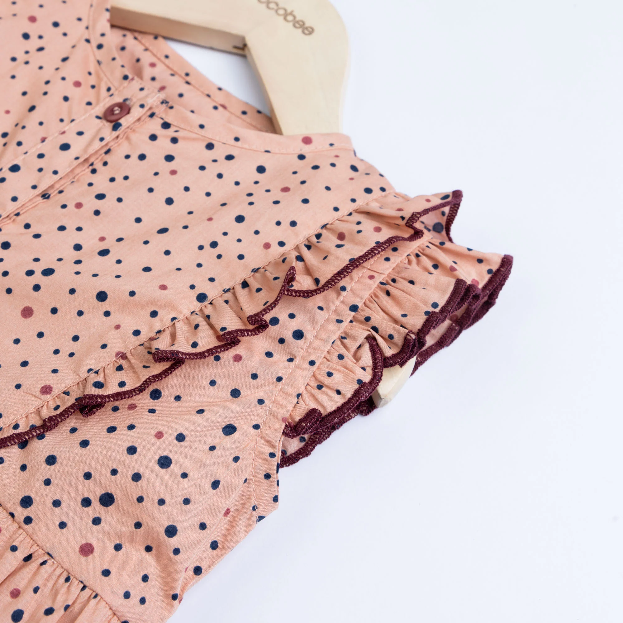 Dotted Pink Printed Top - Image 2