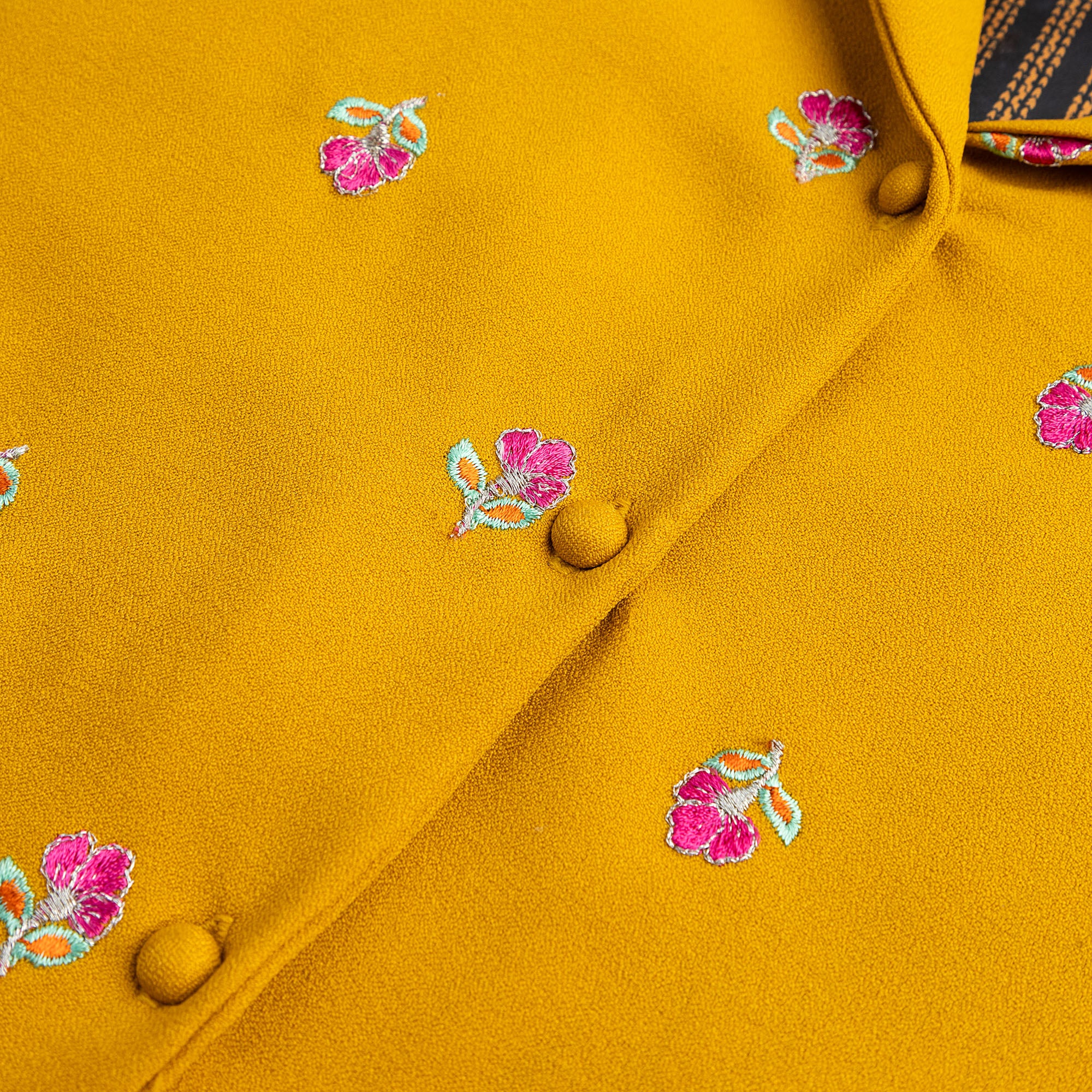 Saffron Embroidered Upper with Inner - Image 3