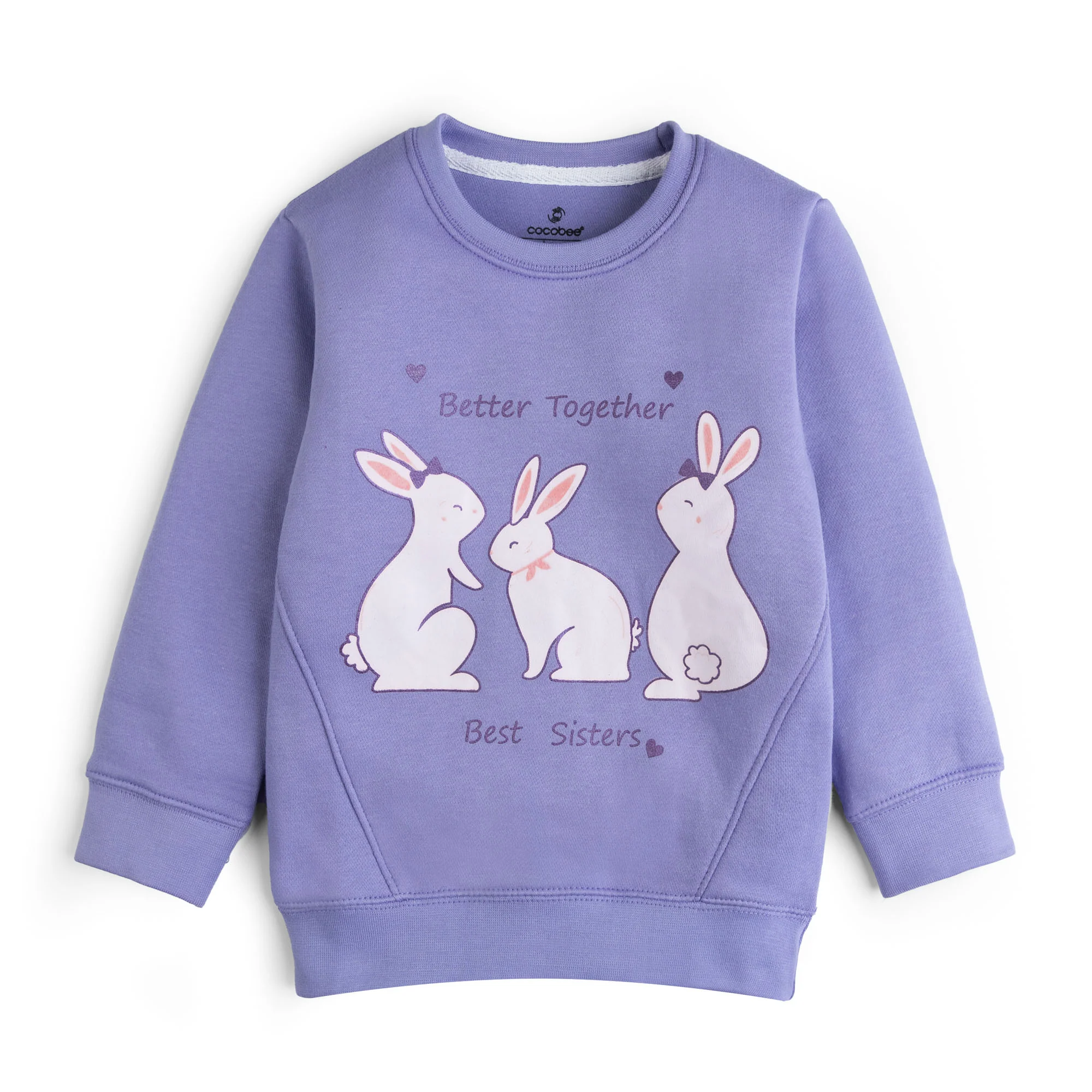 Lavender Basic Sweatshirt