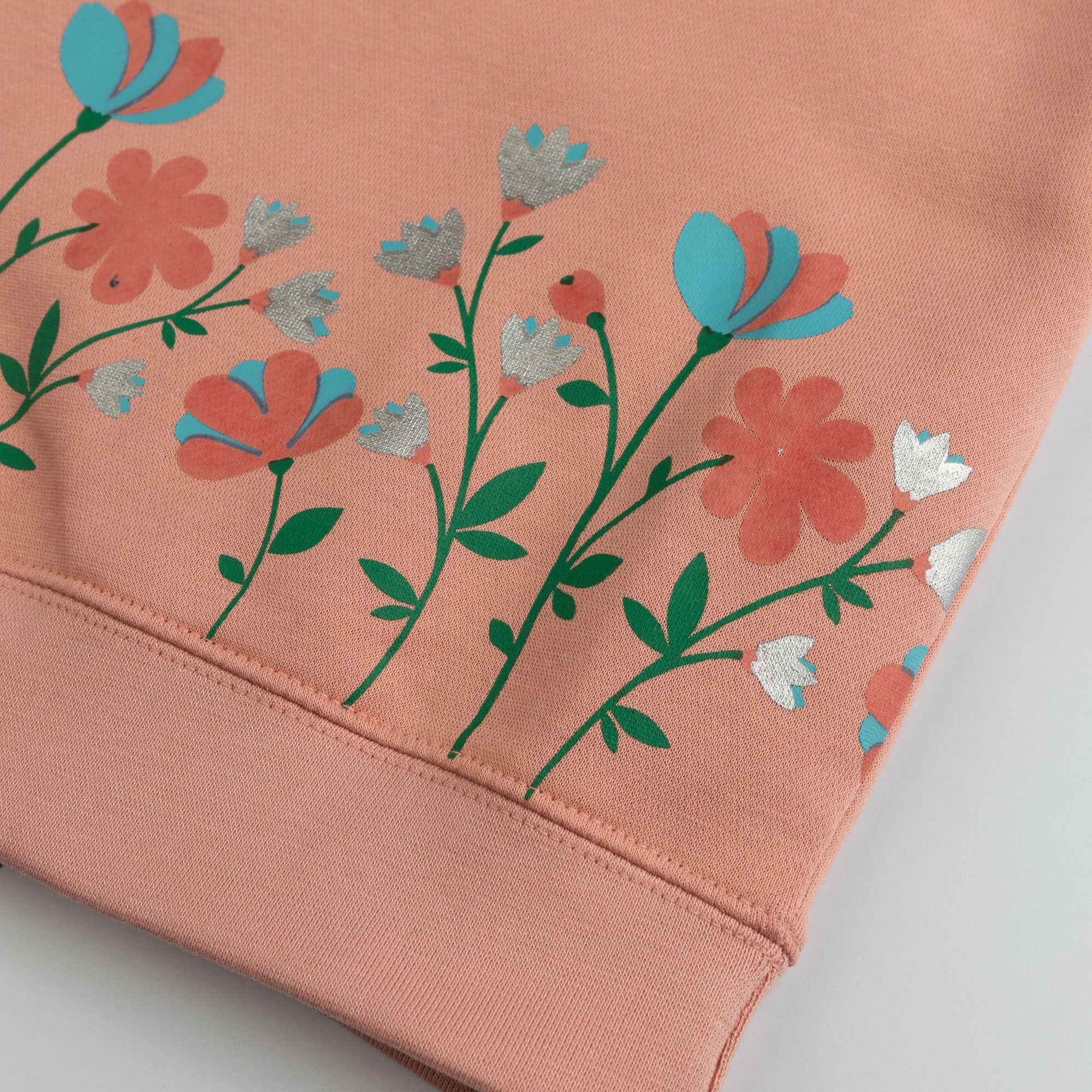 Floral Pink Sweatshirt - Image 3