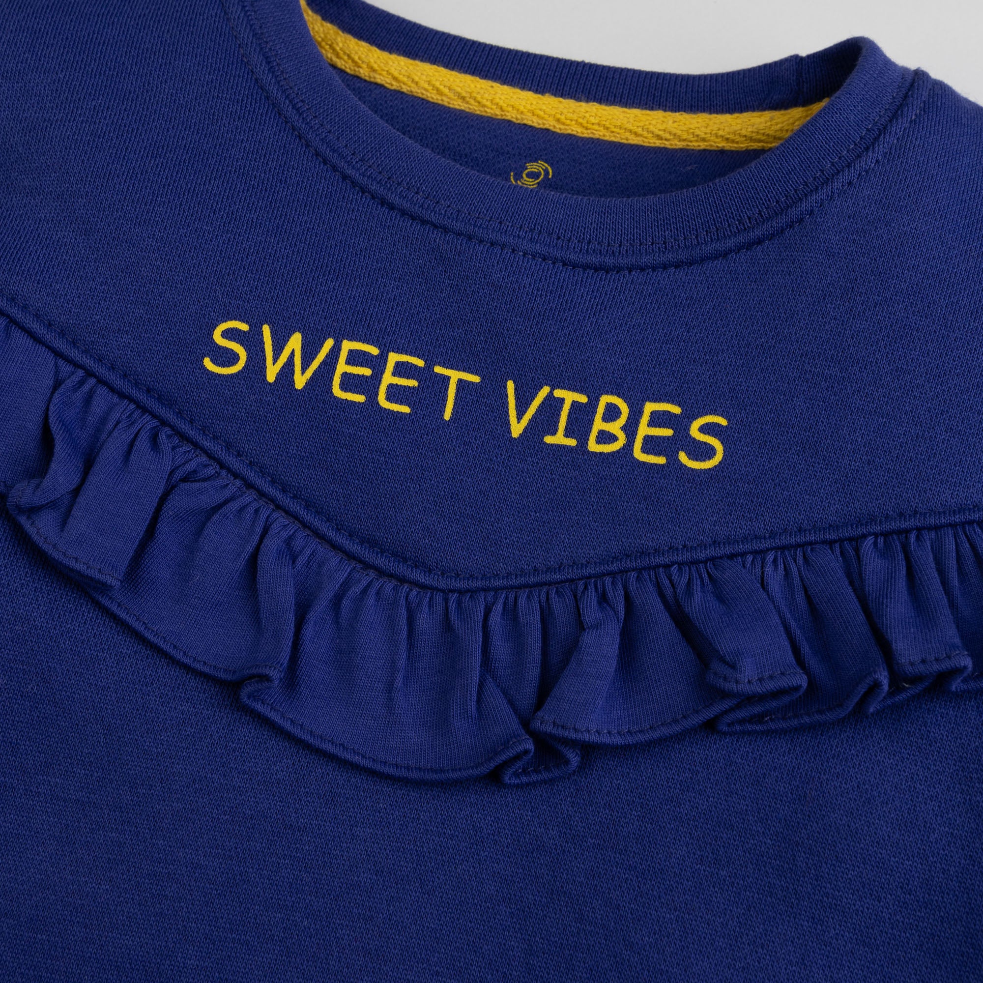 Sweet Blue Embroidered Sweatshirt - Image 2
