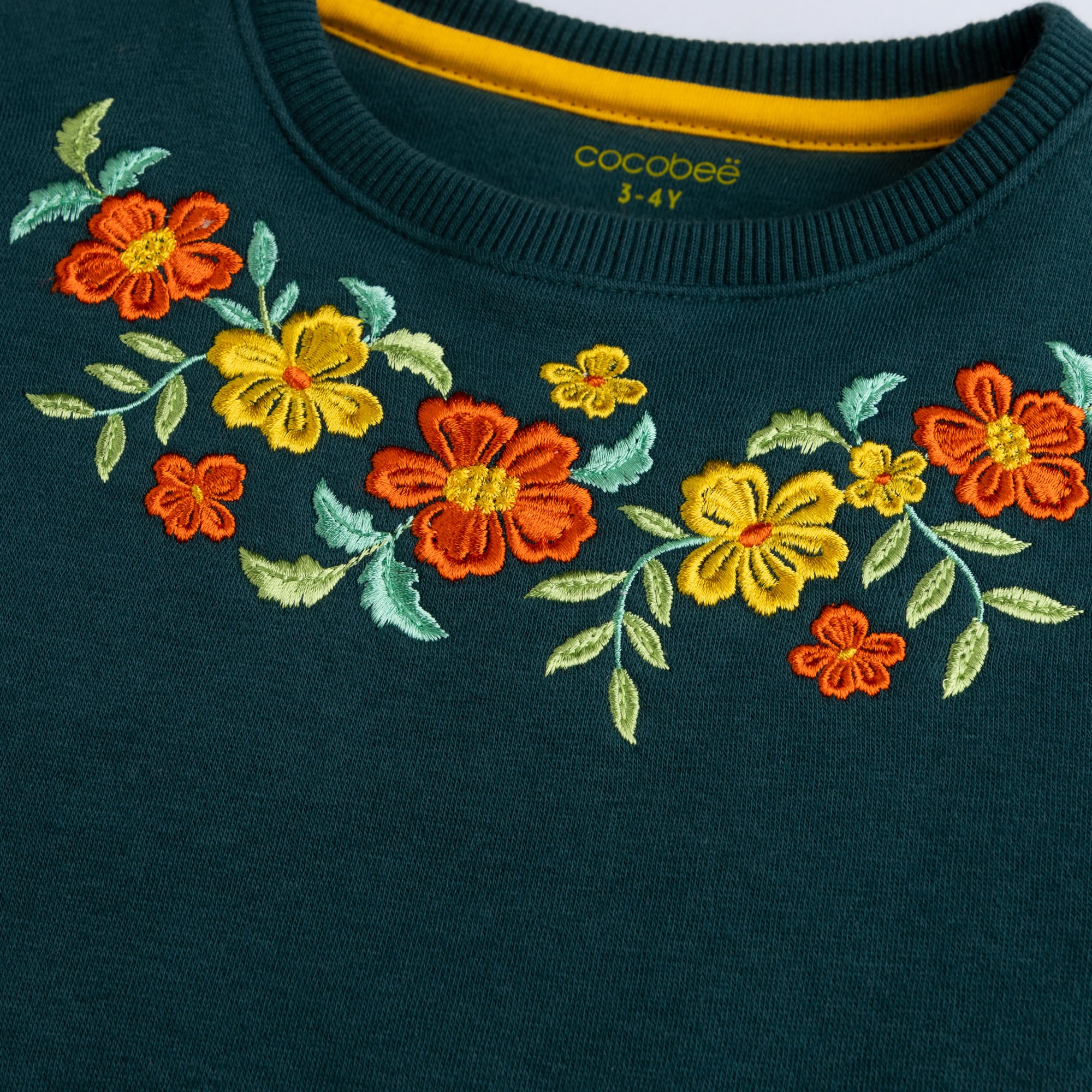 Floral Green Sweatshirt - Image 2