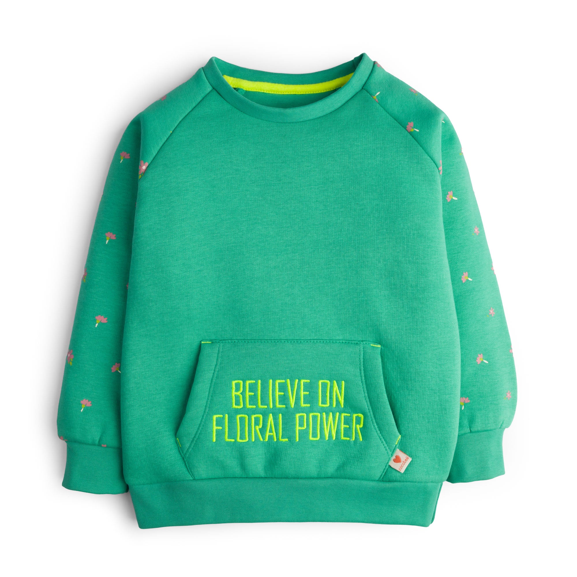 Floral green Sweatshirt