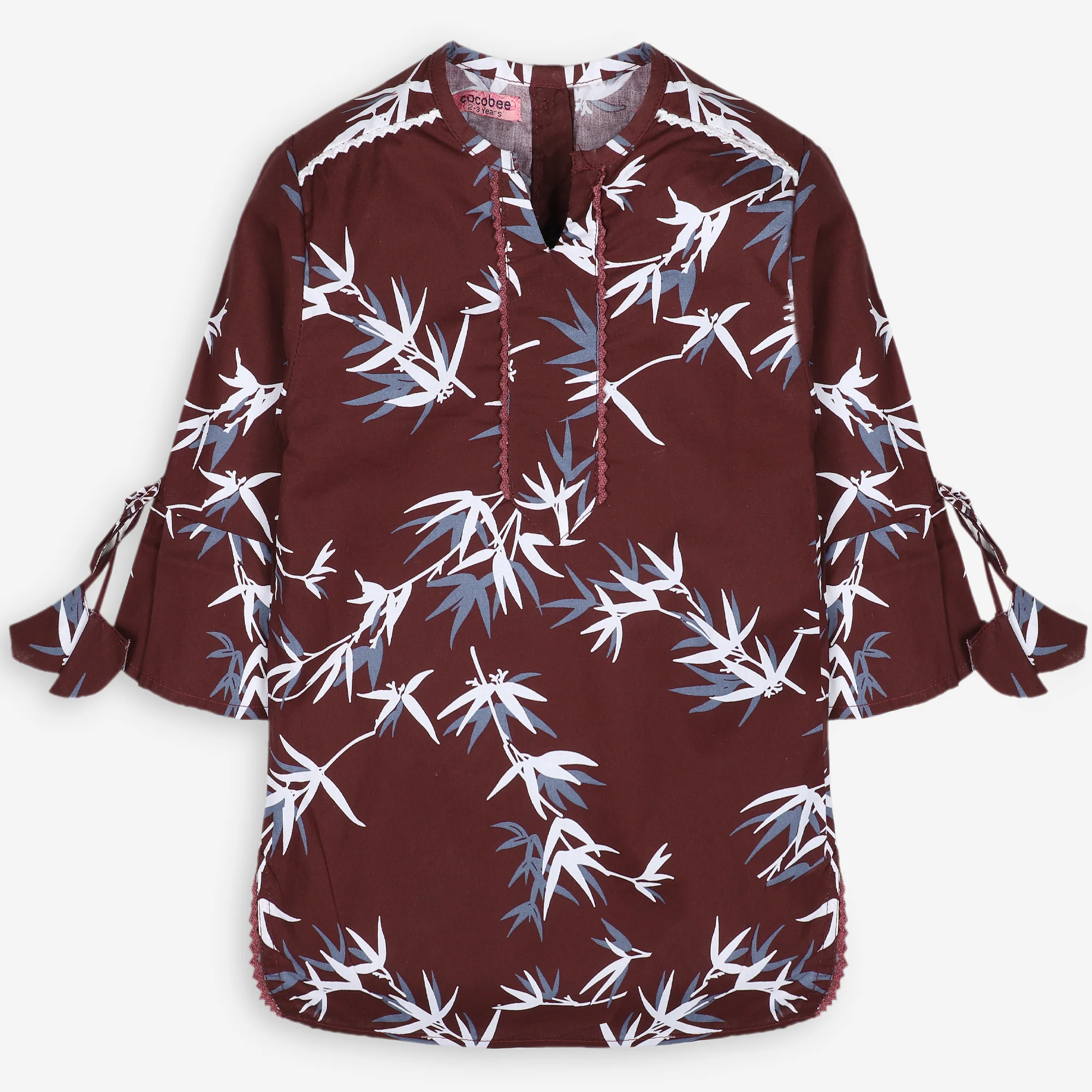 Printed Leafy Top