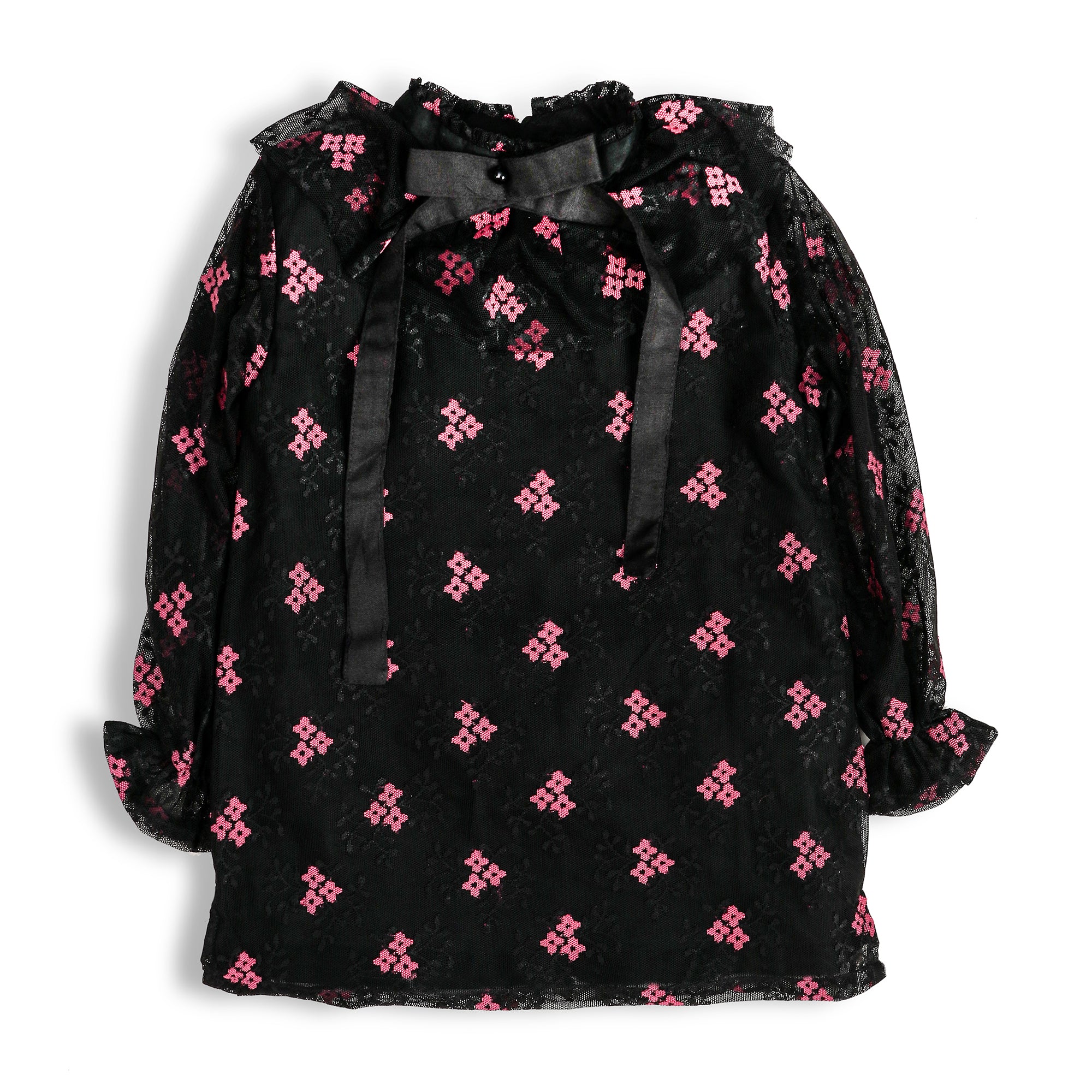 Black Bowknot Top