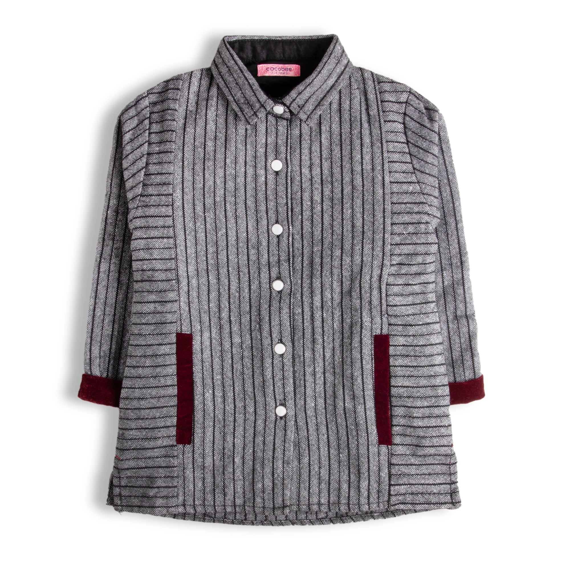 Grey Woven Top