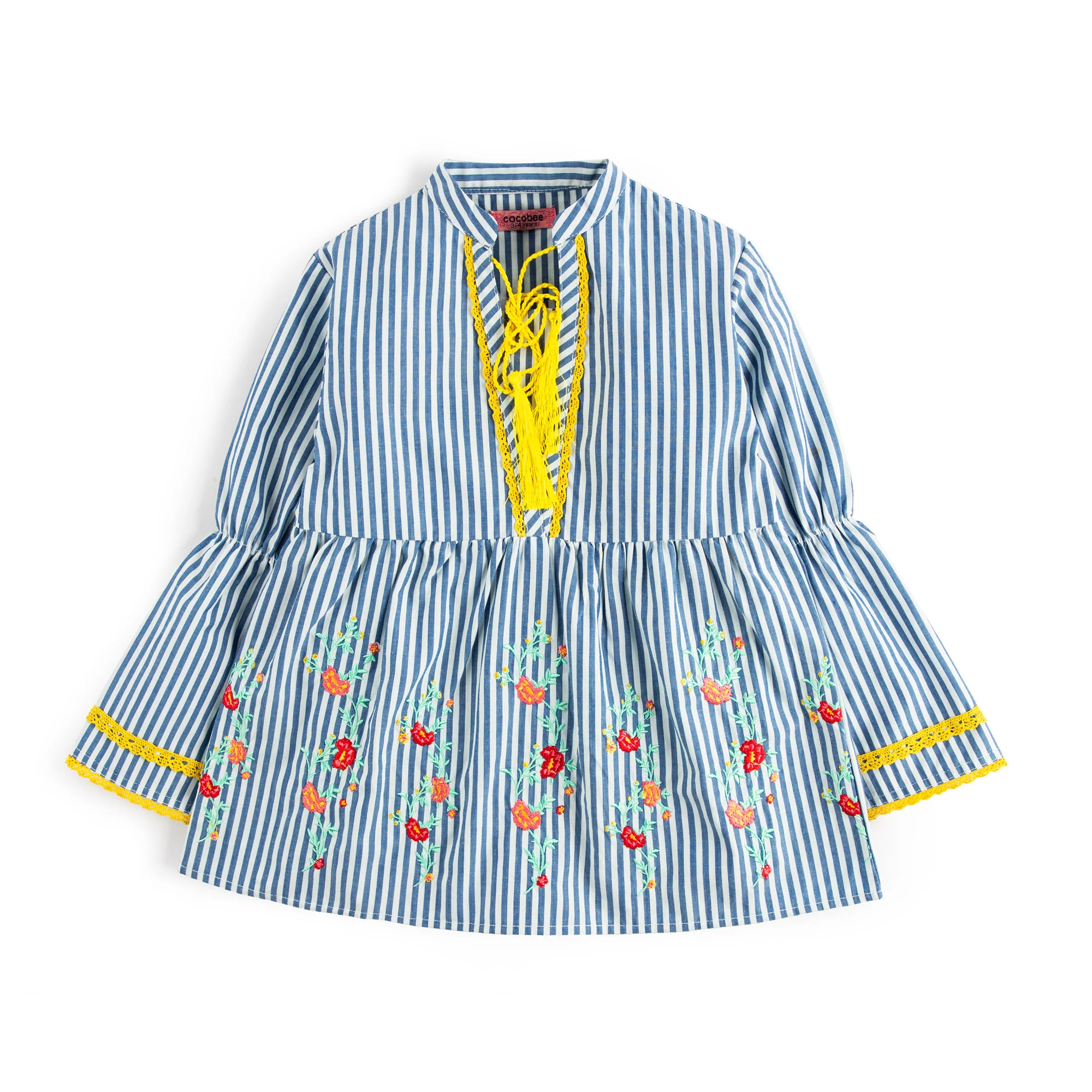 Blue Striped Top