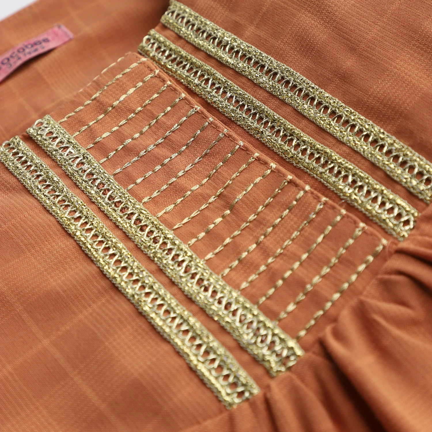 Ochre Ruffle Top - Image 2