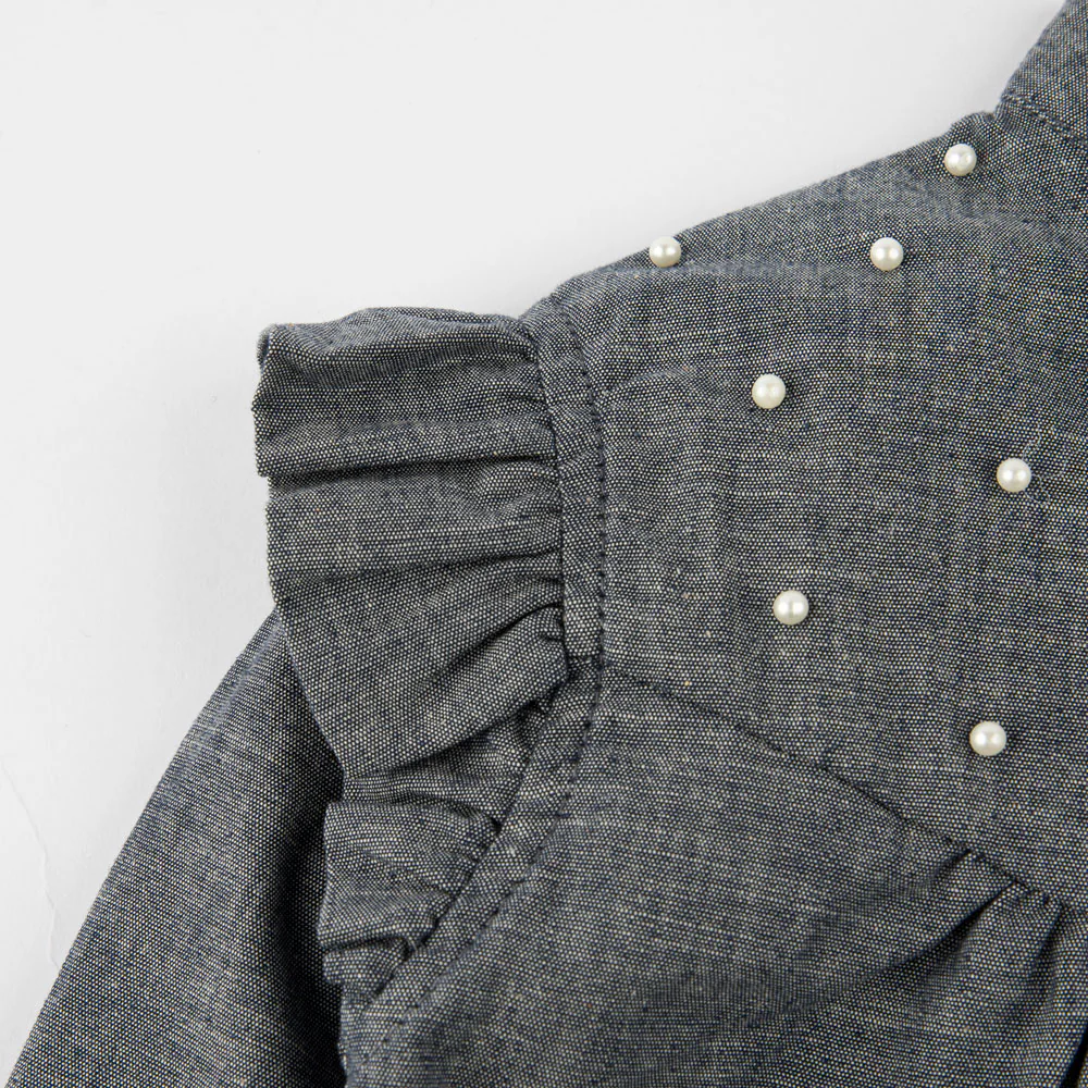 Pearly Chambray Top - Image 2