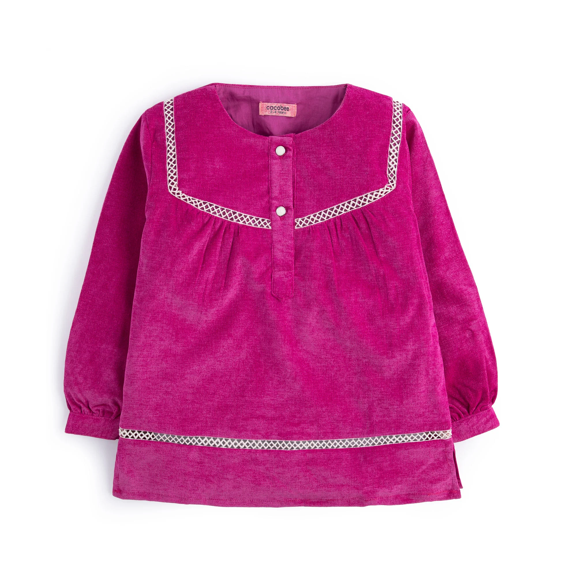 Begonia Corduroy Top